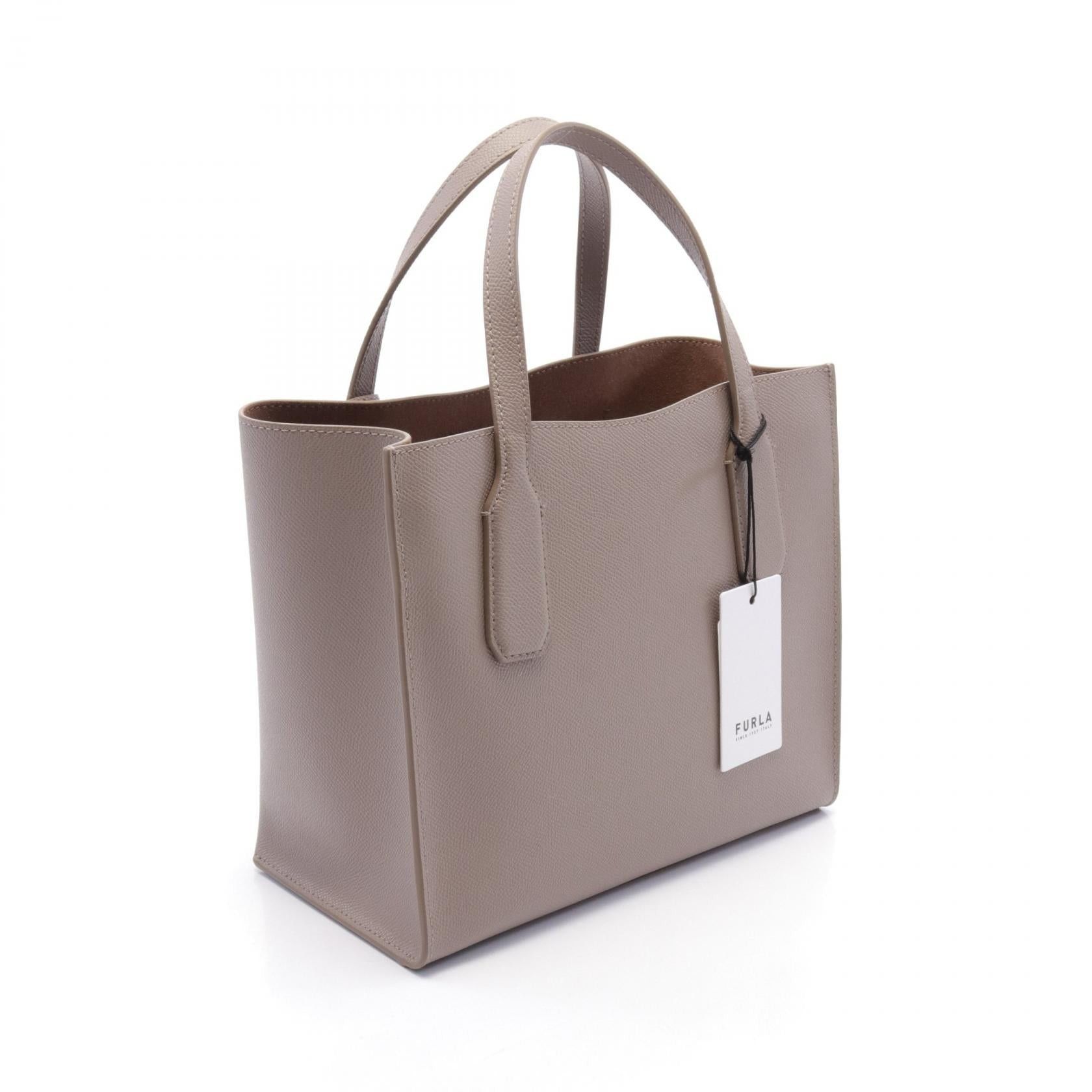 Furla Furla Classic Handbag Tote Bag Leather Brown Size ONE SIZE - 2 Thumbnail