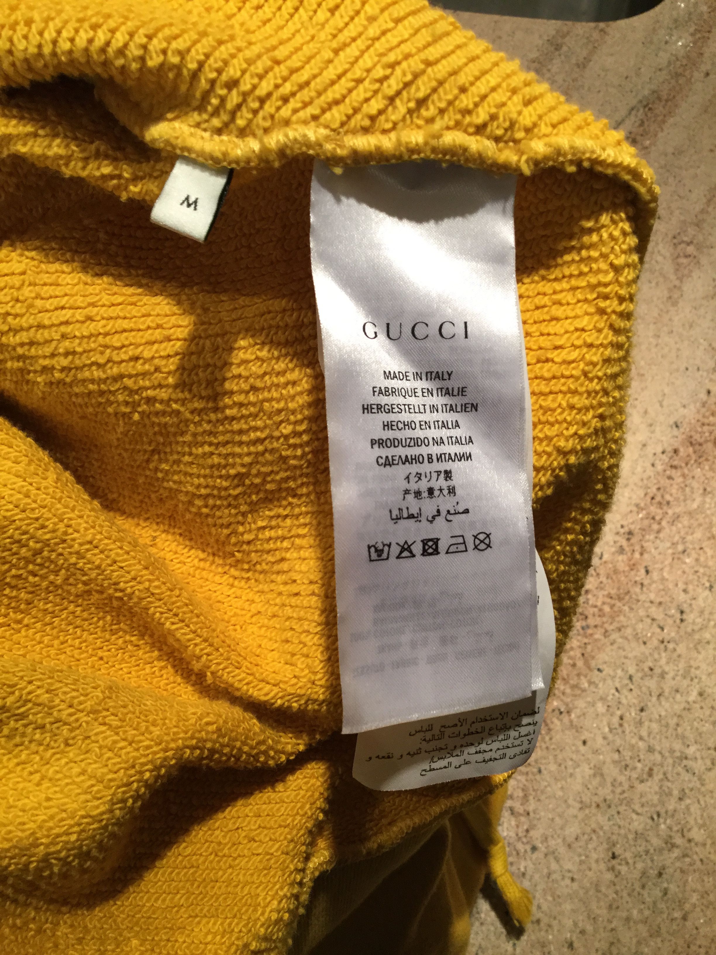 Gucci Gucci Coco Captain yellow hoodie Size US M / EU 48-50 / 2 - 6 Thumbnail