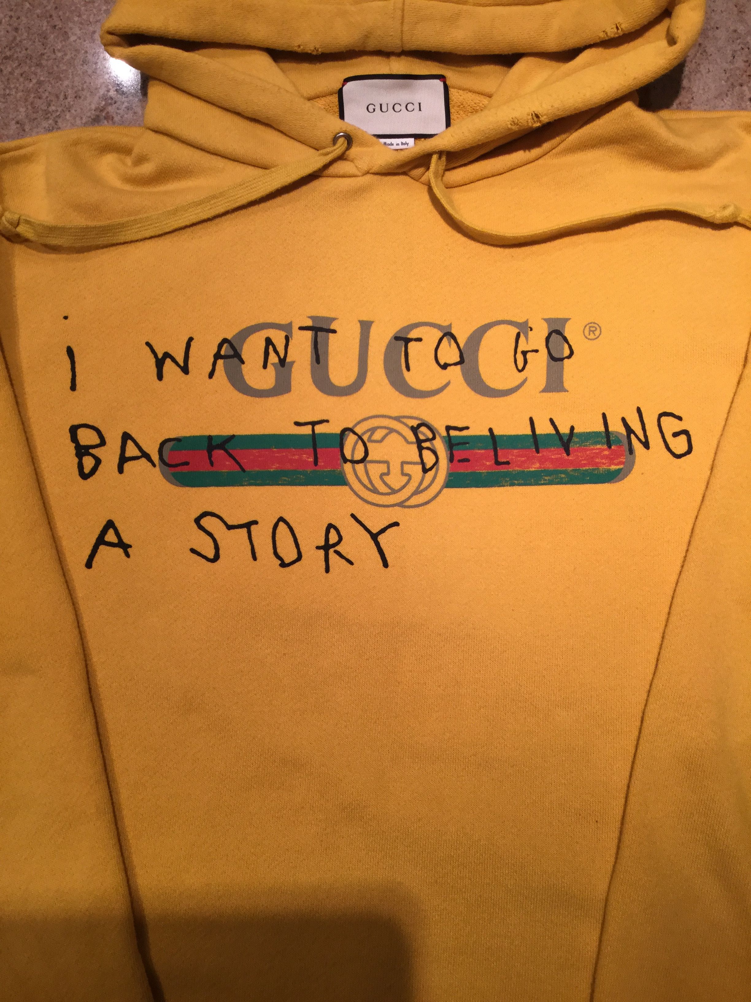 Gucci Gucci Coco Captain yellow hoodie Size US M / EU 48-50 / 2 - 3 Thumbnail