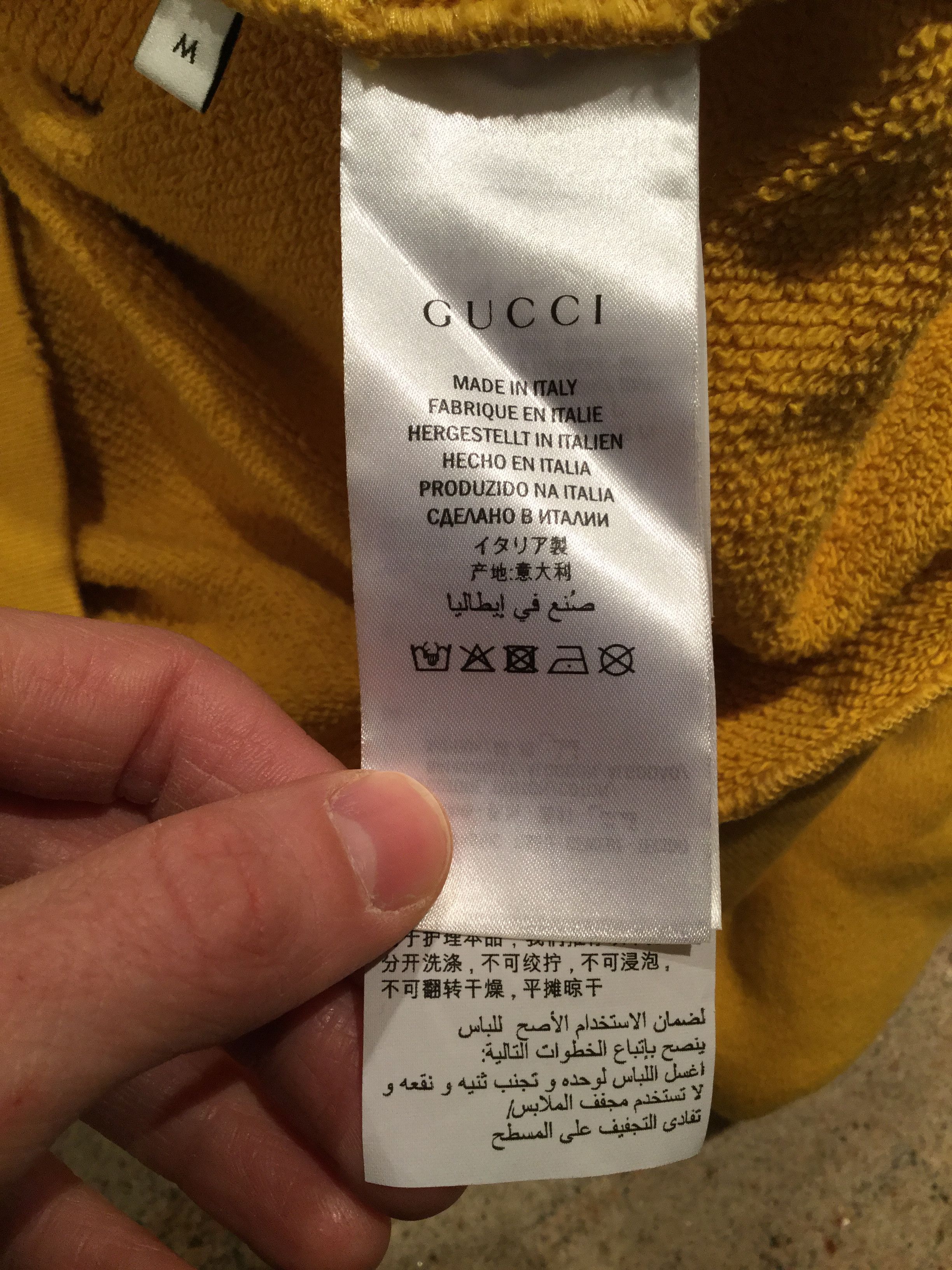 Gucci Gucci Coco Captain yellow hoodie Size US M / EU 48-50 / 2 - 7 Thumbnail