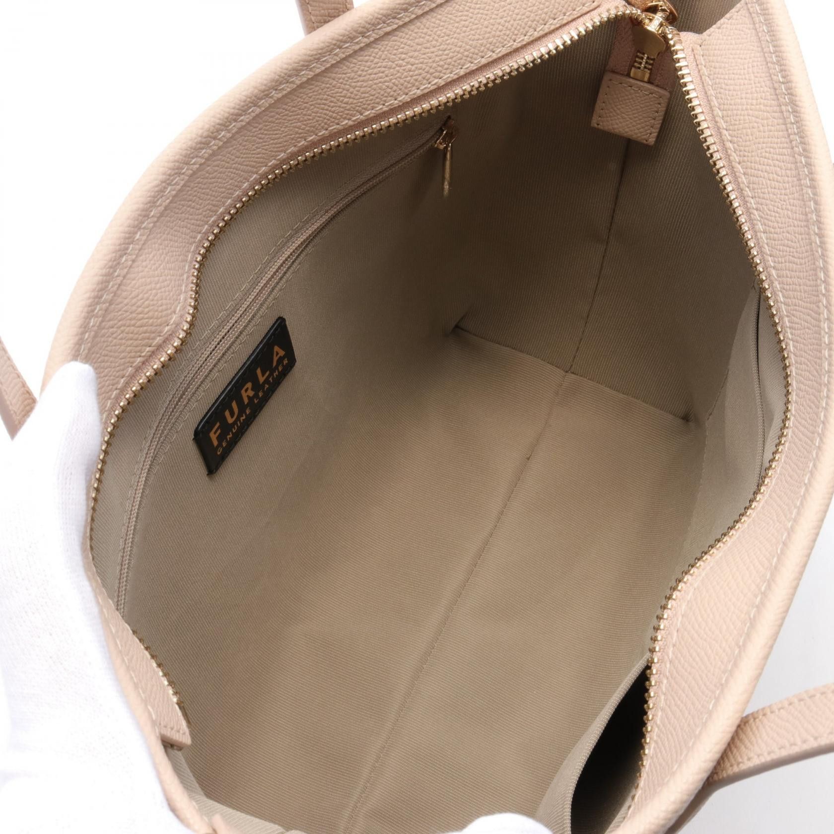 Furla Furla Classic Handbag Tote Bag Leather Pink Size ONE SIZE - 3 Thumbnail