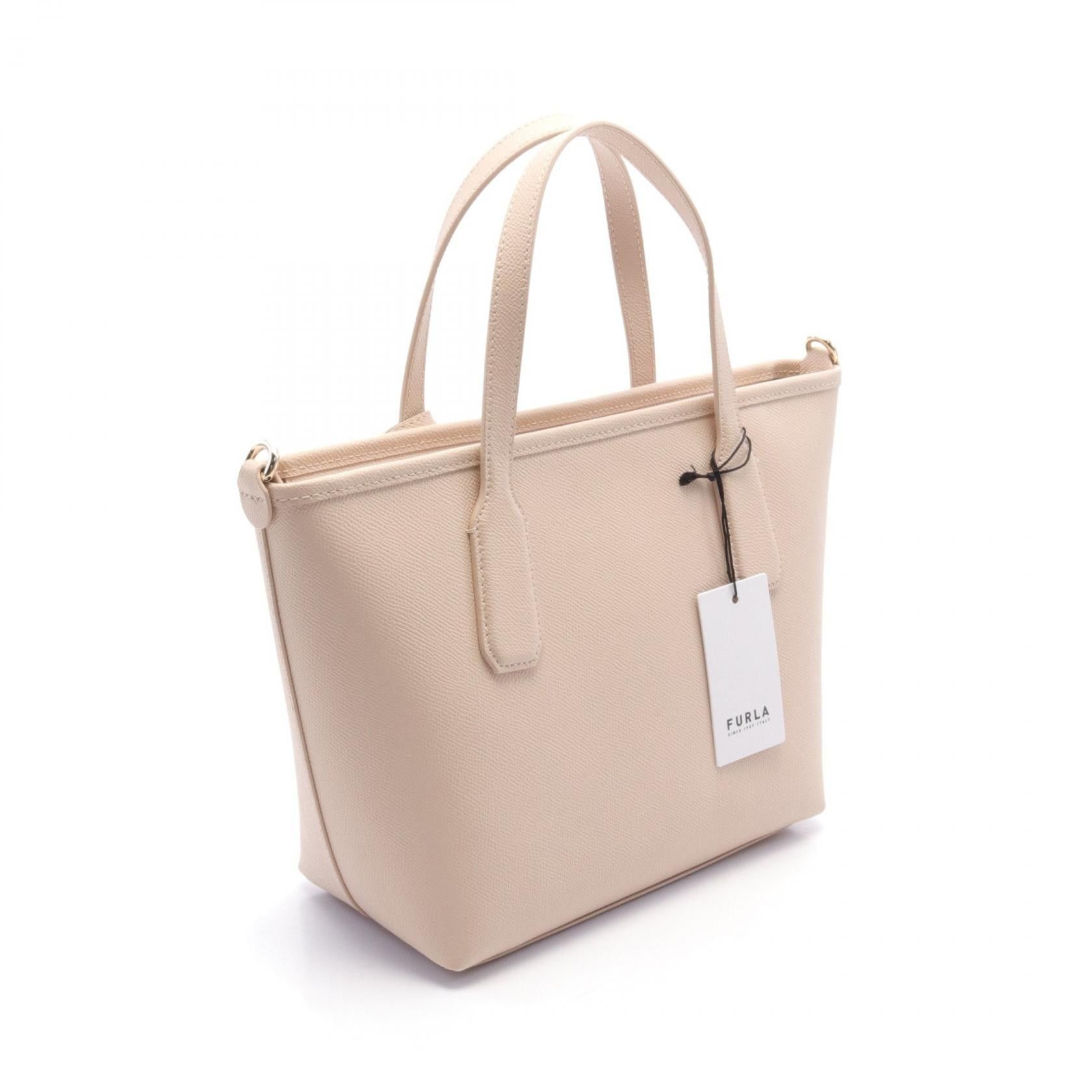 Furla Furla Classic Handbag Tote Bag Leather Pink Size ONE SIZE - 2 Thumbnail