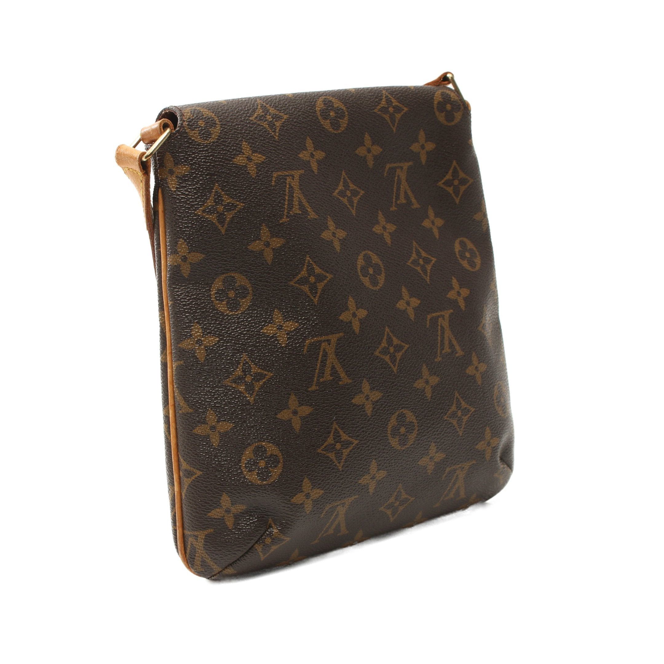 Louis Vuitton Louis Vuitton Musette Salsa Short Strap Monogram Shoulder Bag Leather Brown Size ONE SIZE - 2 Thumbnail