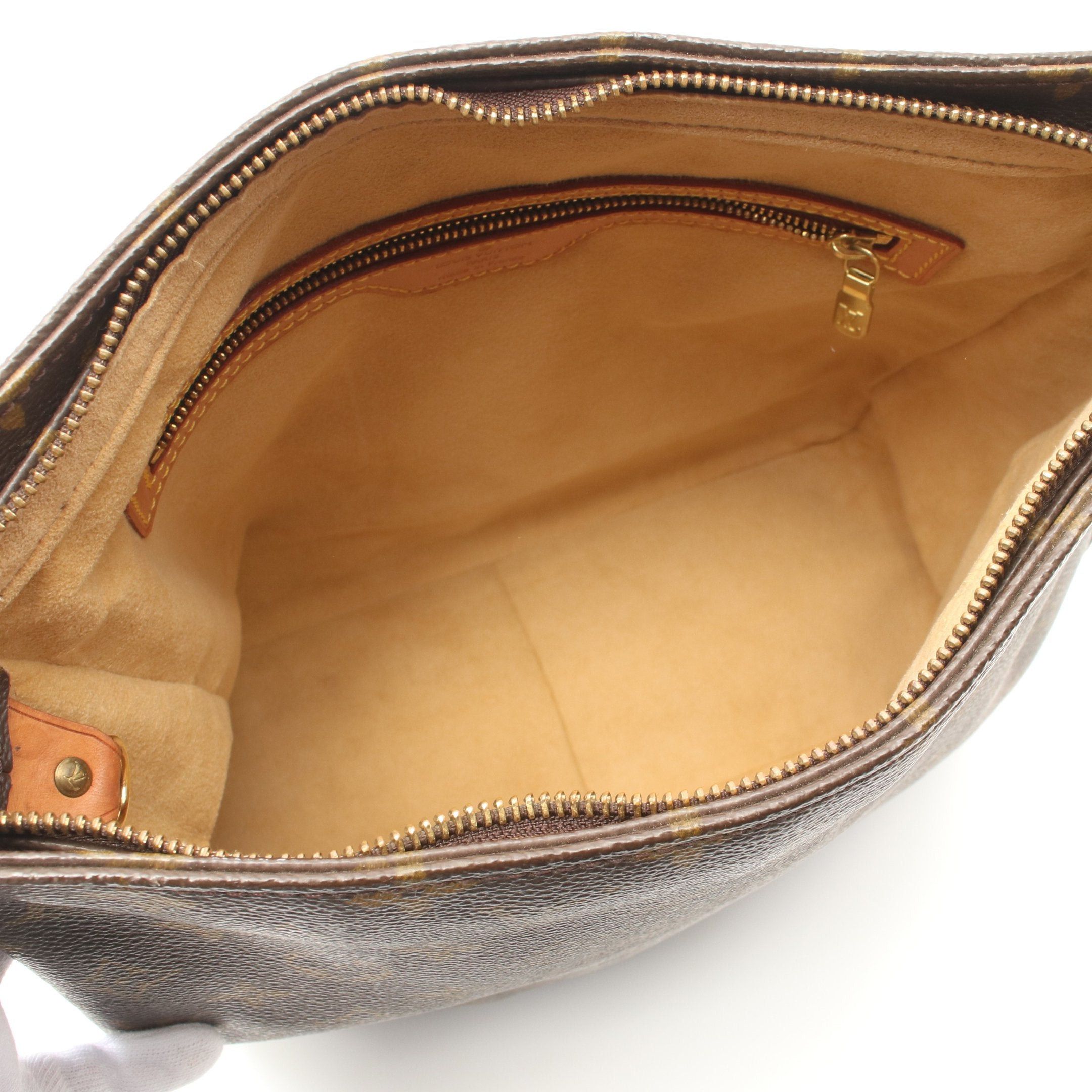 Louis Vuitton Louis Vuitton Looping Gm Monogram Shoulder Bag Leather Brown Size ONE SIZE - 3 Thumbnail