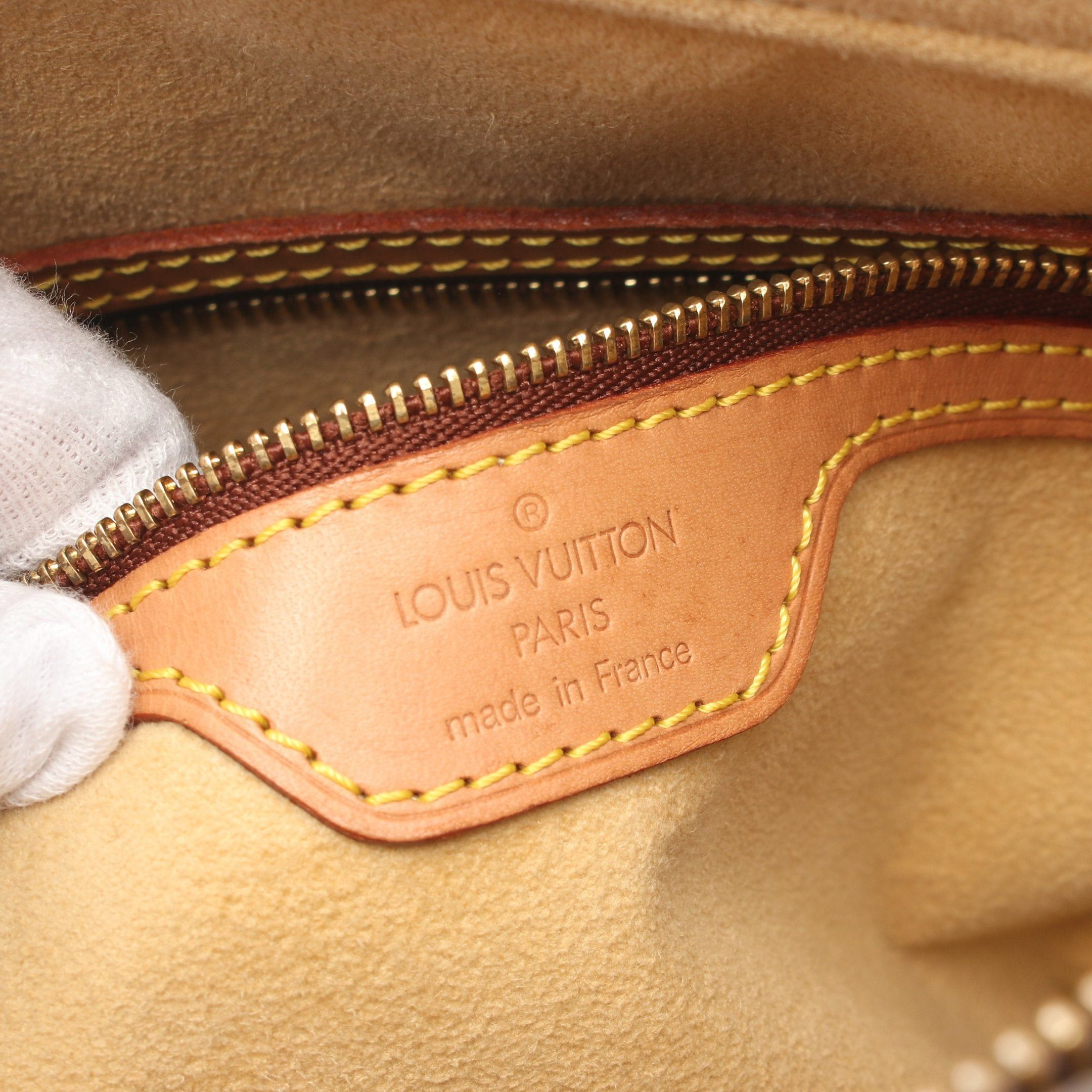 Louis Vuitton Louis Vuitton Looping Gm Monogram Shoulder Bag Leather Brown Size ONE SIZE - 4 Thumbnail