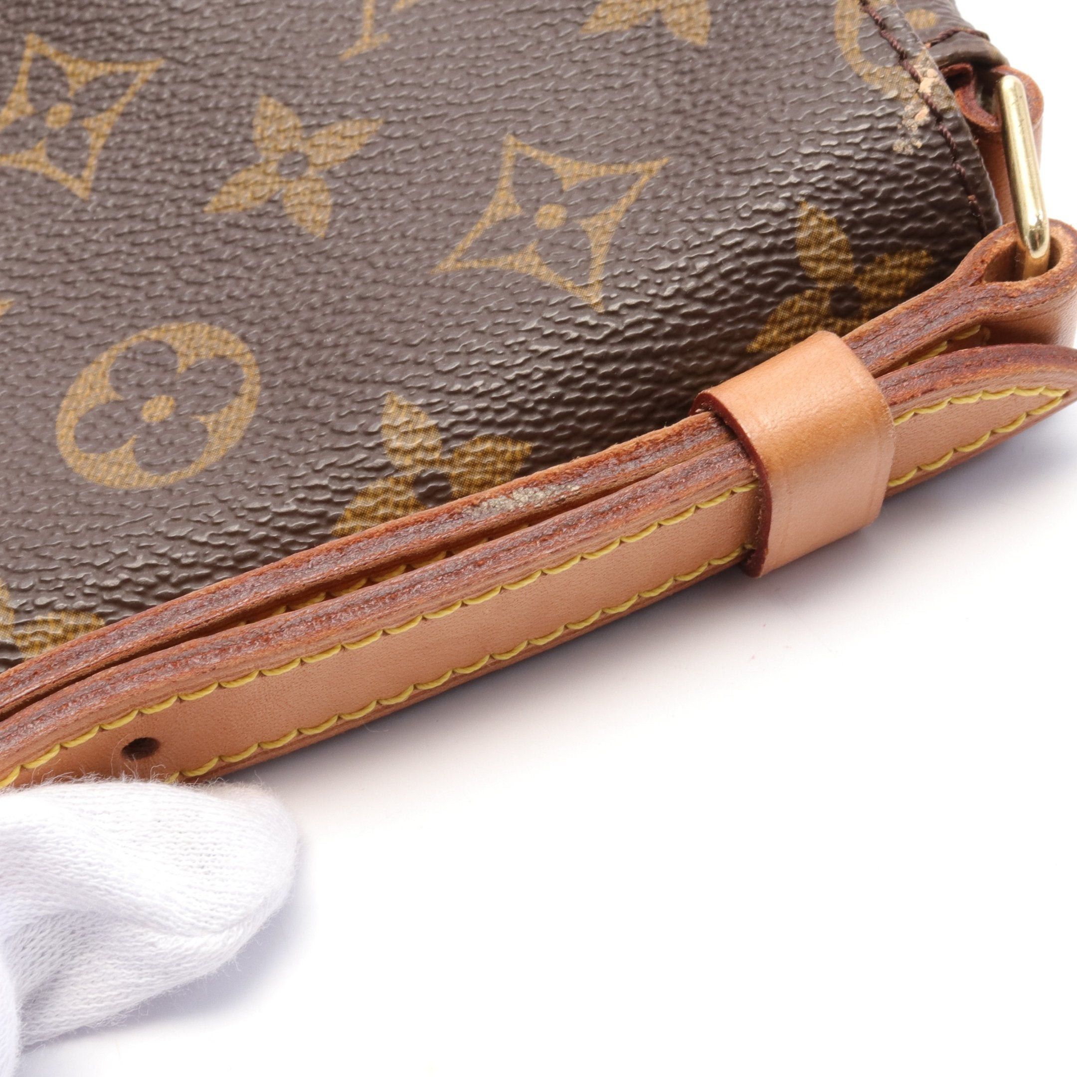 Louis Vuitton Louis Vuitton Musette Tango Short Strap Monogram Shoulder Bag Leather Brown Size ONE SIZE - 9 Thumbnail