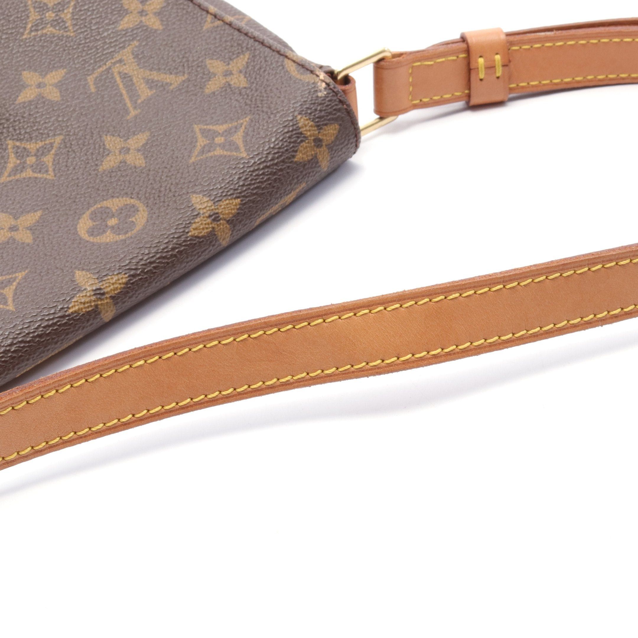 Louis Vuitton Louis Vuitton Musette Tango Short Strap Monogram Shoulder Bag Leather Brown Size ONE SIZE - 8 Thumbnail