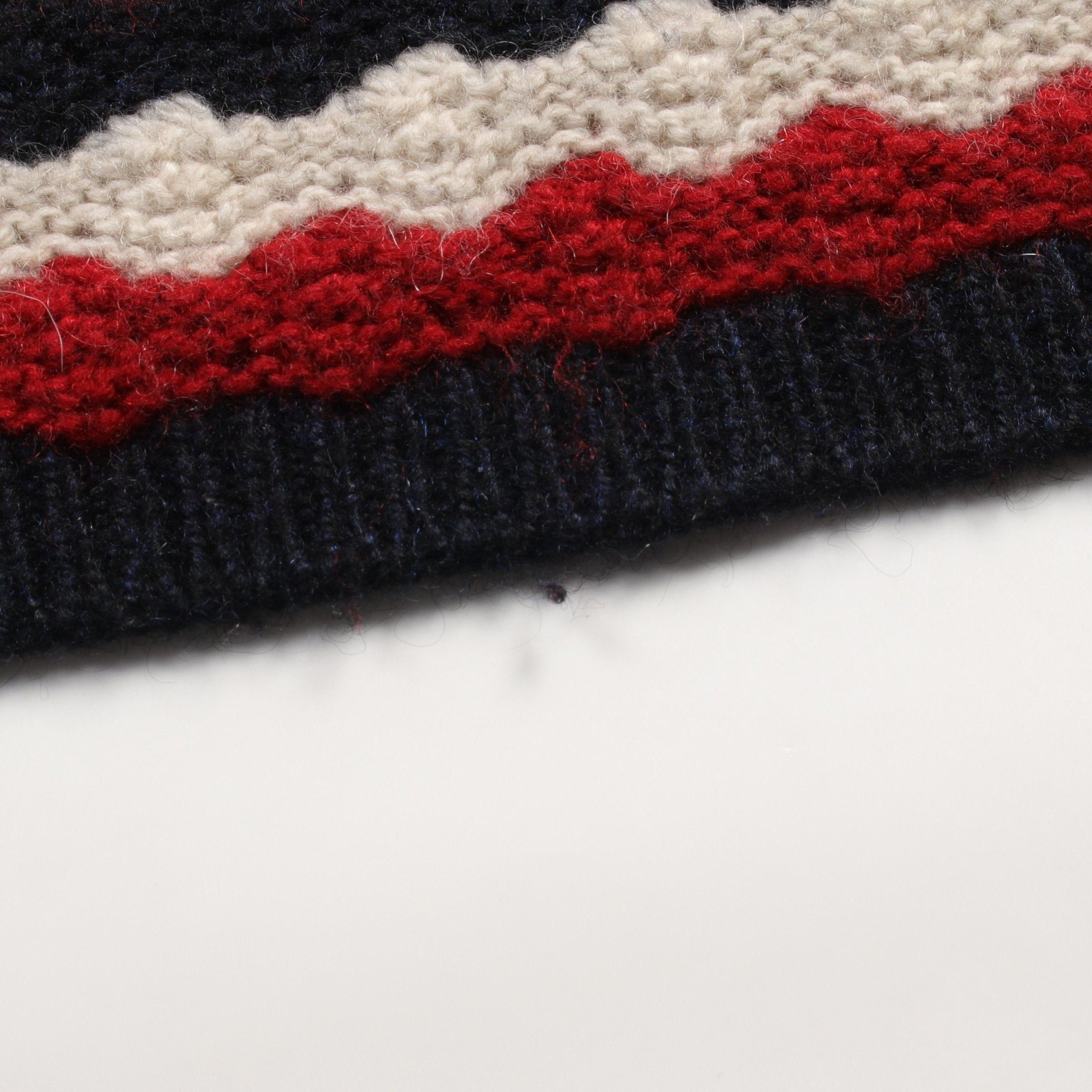 Chanel Chanel Knit Dress Stripes Cashmere Navy Red White Size ONE SIZE - 9 Thumbnail