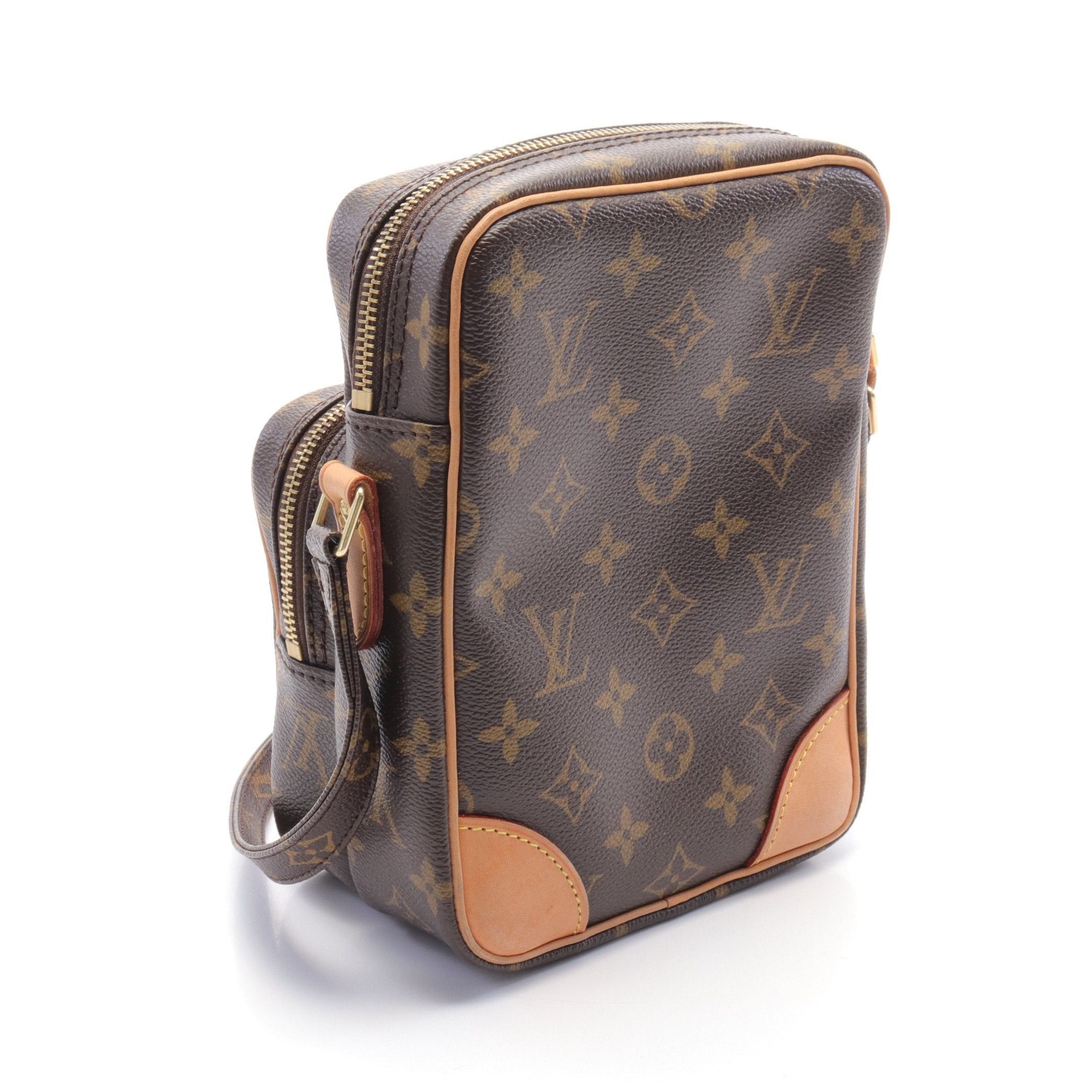Louis Vuitton Louis Vuitton Amazon Monogram Shoulder Bag Leather Brown Size ONE SIZE - 2 Thumbnail