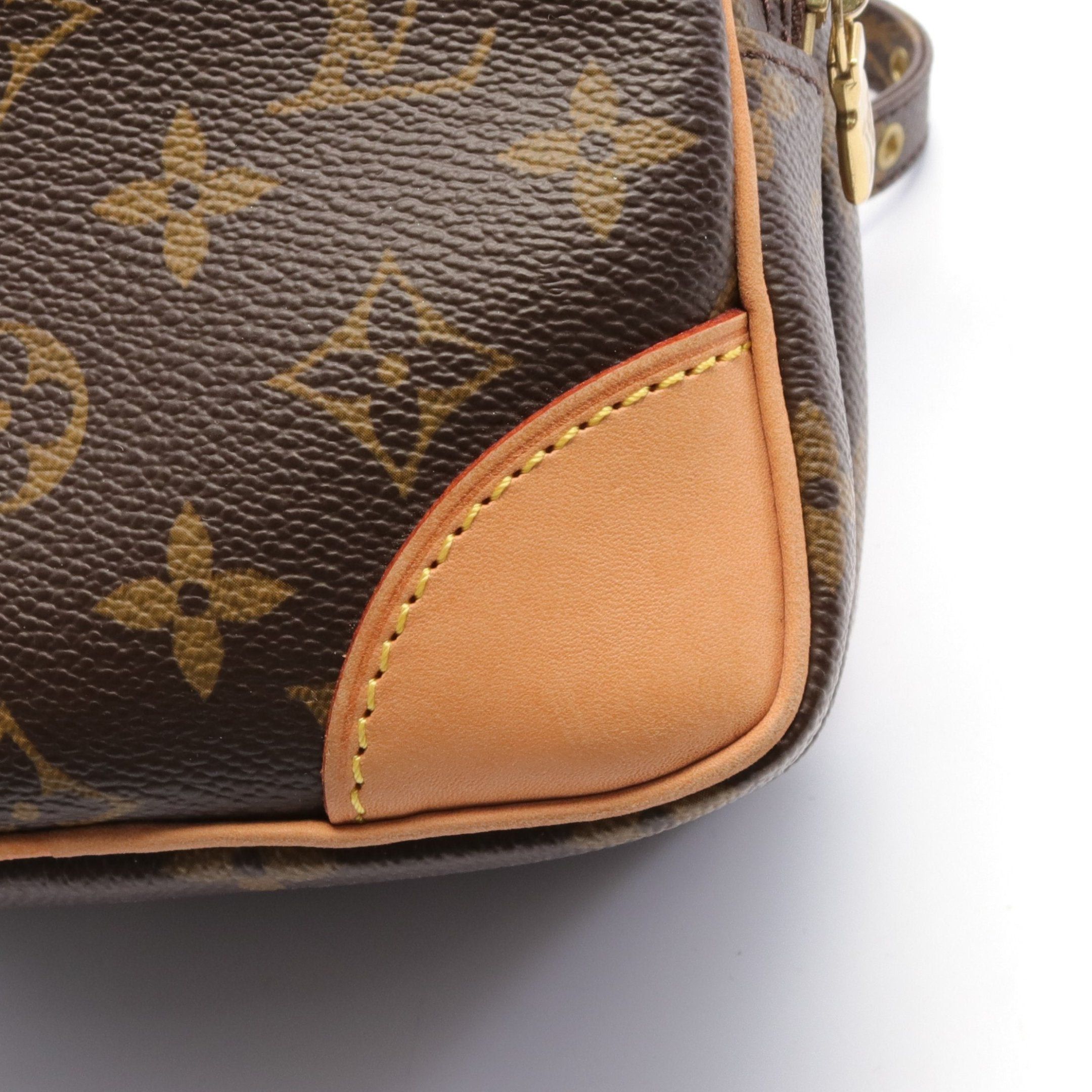 Louis Vuitton Louis Vuitton Amazon Monogram Shoulder Bag Leather Brown Size ONE SIZE - 6 Thumbnail