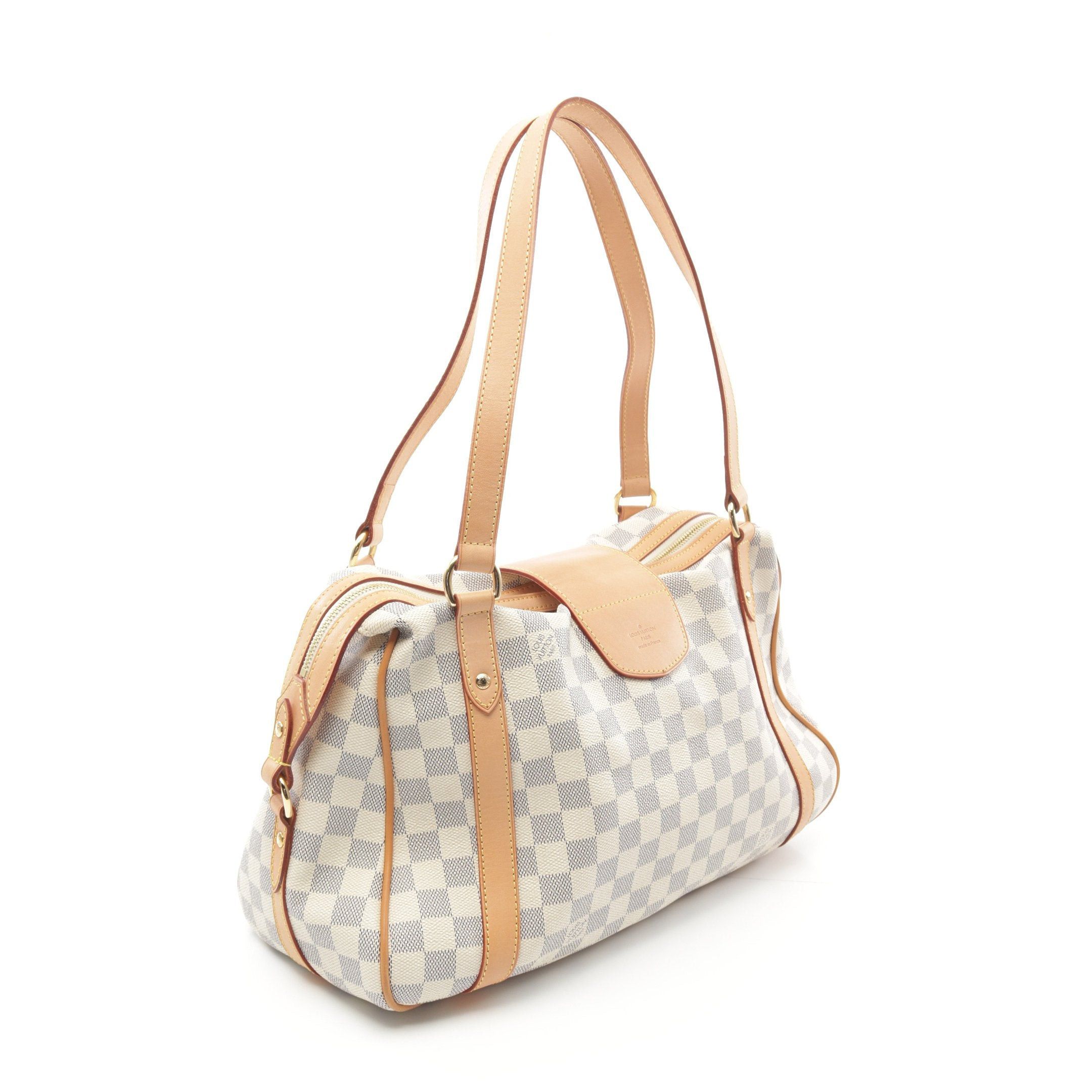 Louis Vuitton Louis Vuitton Stresa Pm Damier Azur Shoulder Bag Leather White Size ONE SIZE - 2 Thumbnail