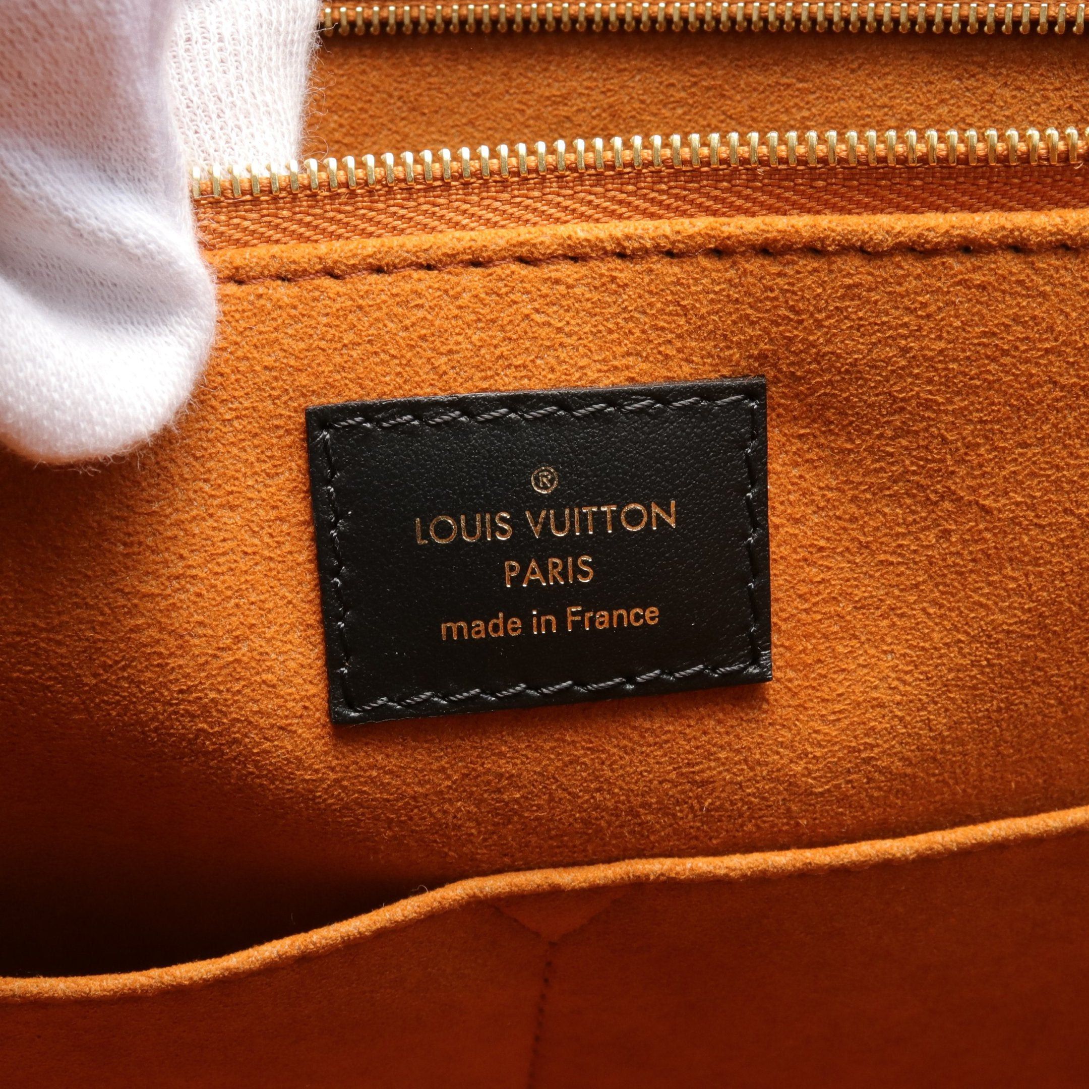 Louis Vuitton Louis Vuitton On-The-Go Gm Monogram Empreinte Noir Shoulder Bag Tote Leather Black Size ONE SIZE - 4 Thumbnail