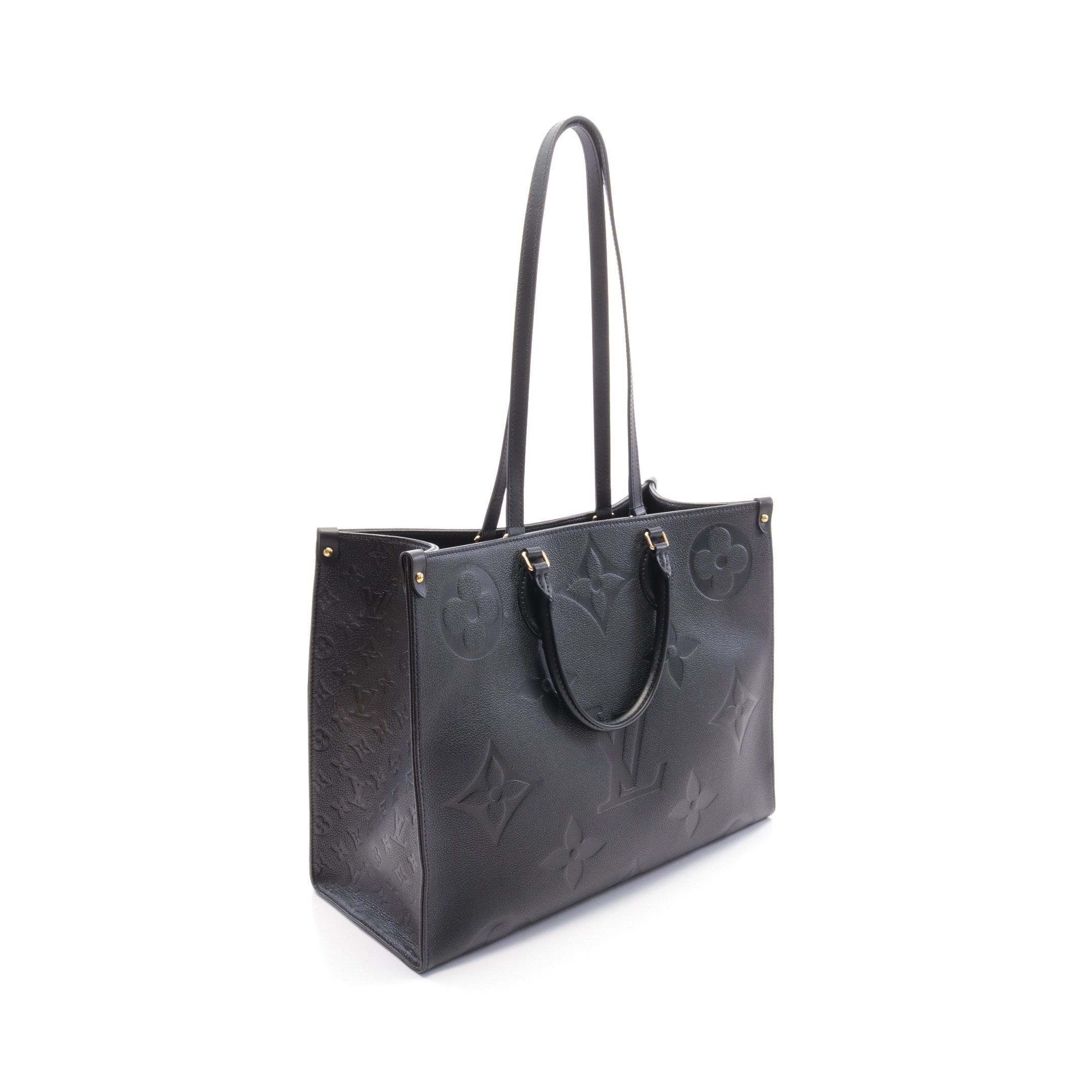 Louis Vuitton Louis Vuitton On-The-Go Gm Monogram Empreinte Noir Shoulder Bag Tote Leather Black Size ONE SIZE - 2 Thumbnail