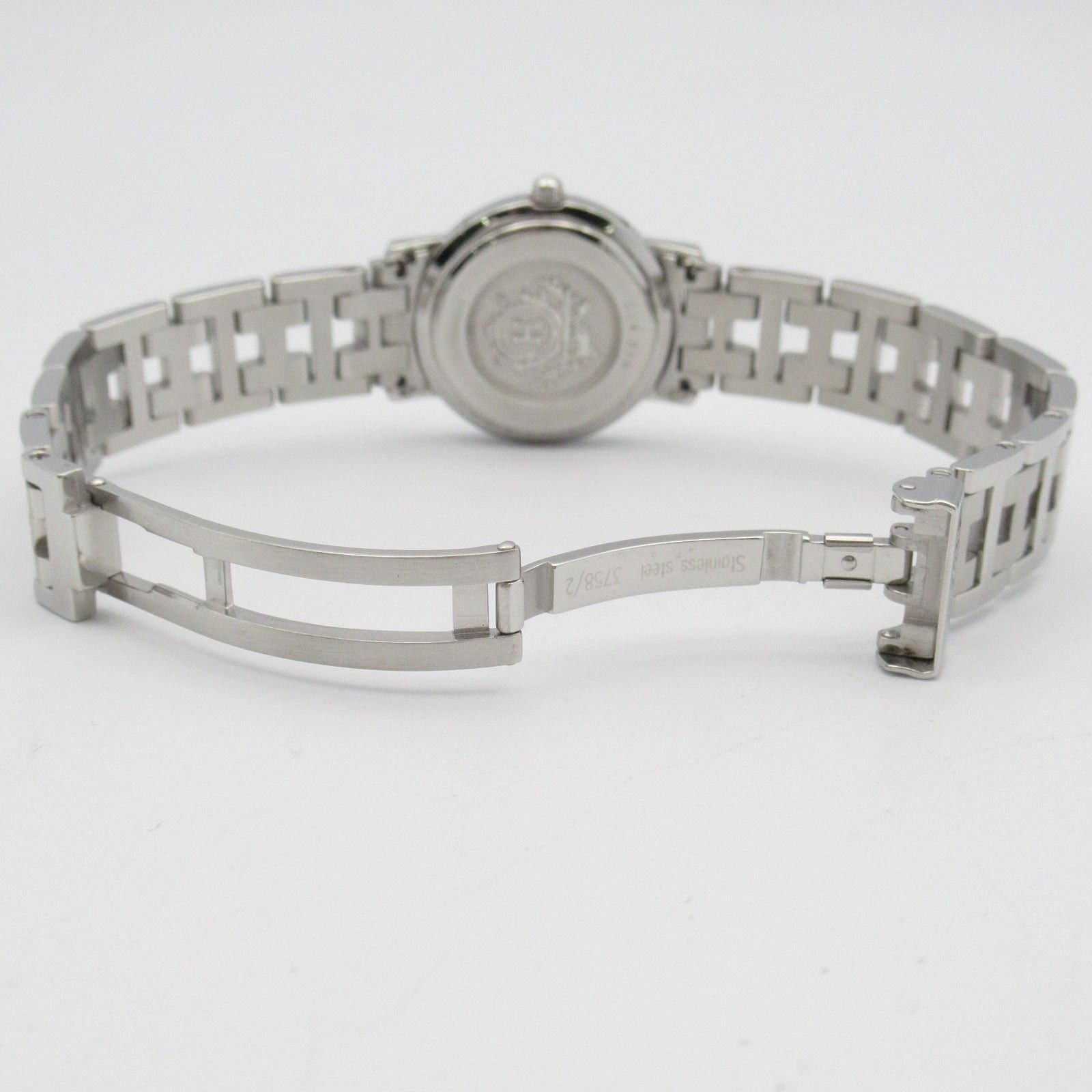 Hermes Hermes Clipper Women Watch Quartz Ss Silver White Dial Size ONE SIZE - 5 Thumbnail