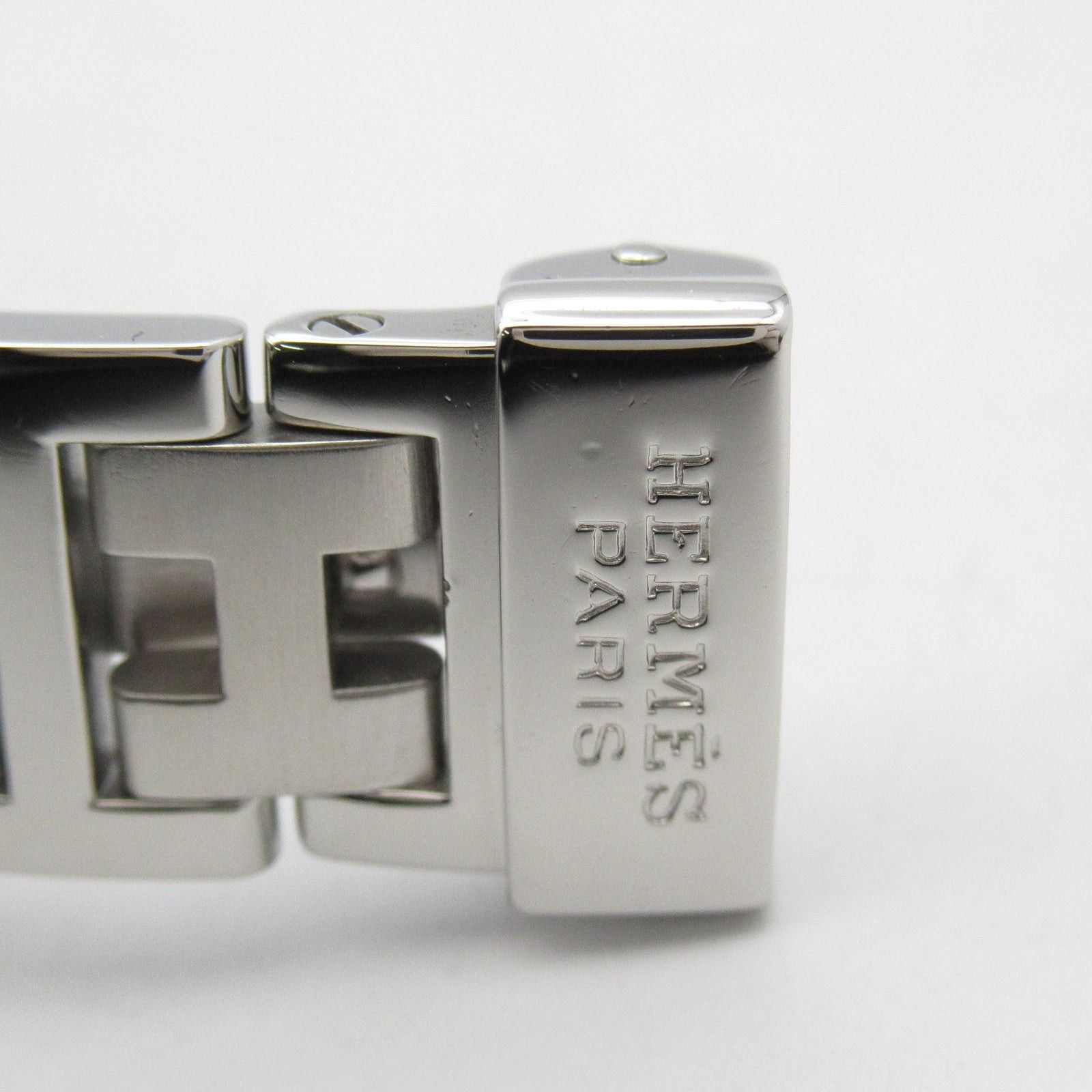 Hermes Hermes Clipper Women Watch Quartz Ss Silver White Dial Size ONE SIZE - 20 Thumbnail