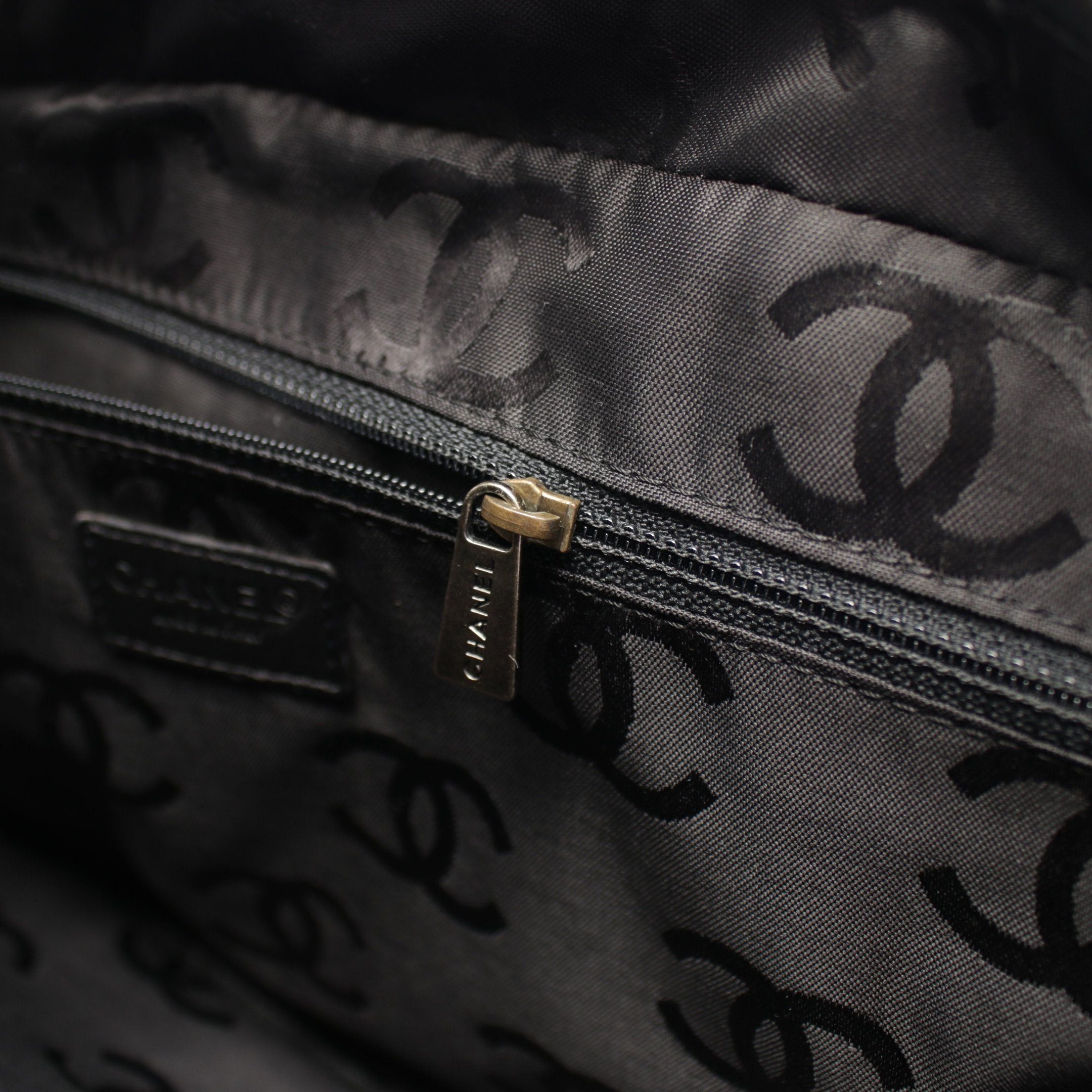 Chanel Chanel Wild Stitch Handbag Mini Boston Bag Leather Black Antique Gold Hardware Size ONE SIZE - 10 Thumbnail