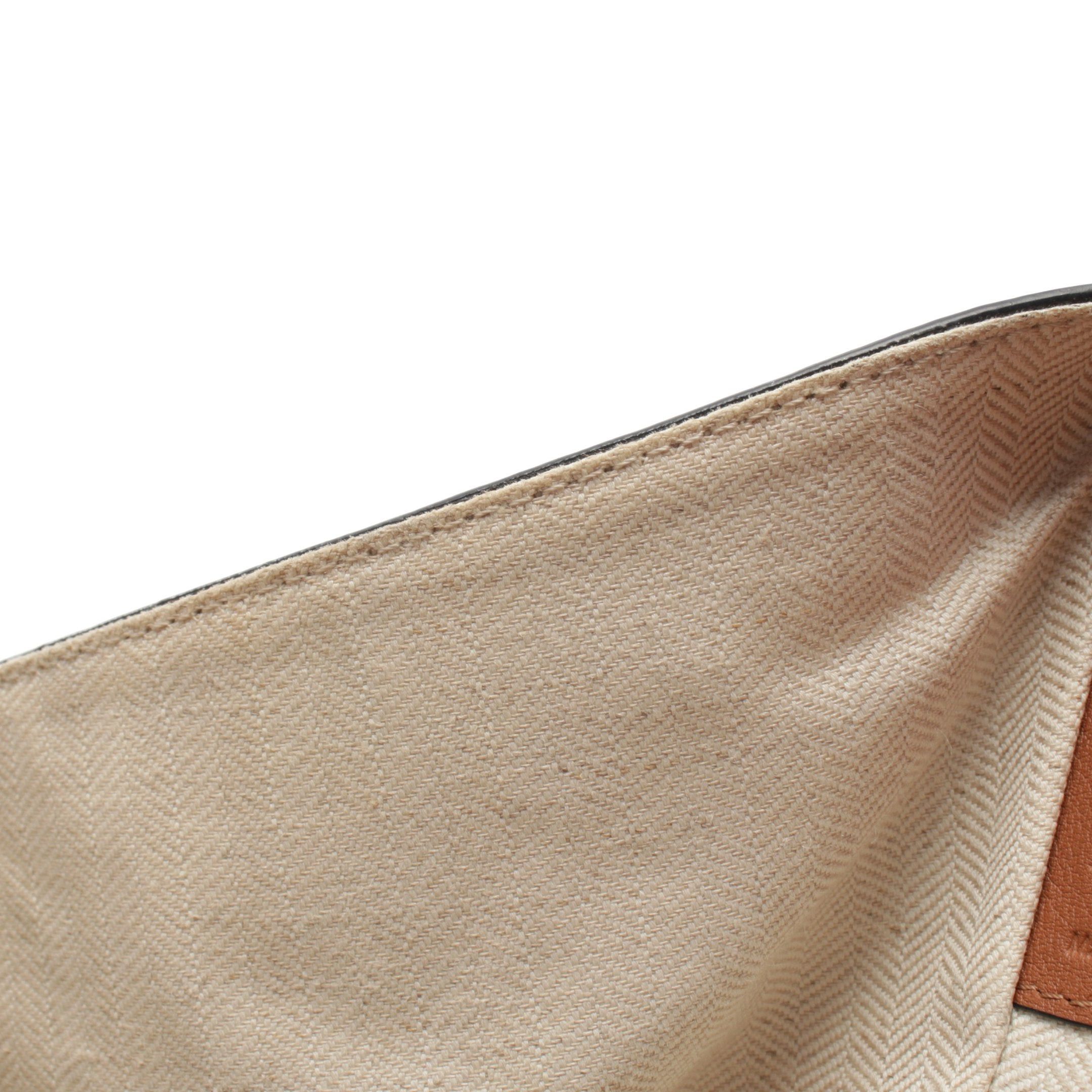 Loewe Loewe Hammock Medium Handbag Leather Fabric Brown Fringe Size ONE SIZE - 9 Thumbnail