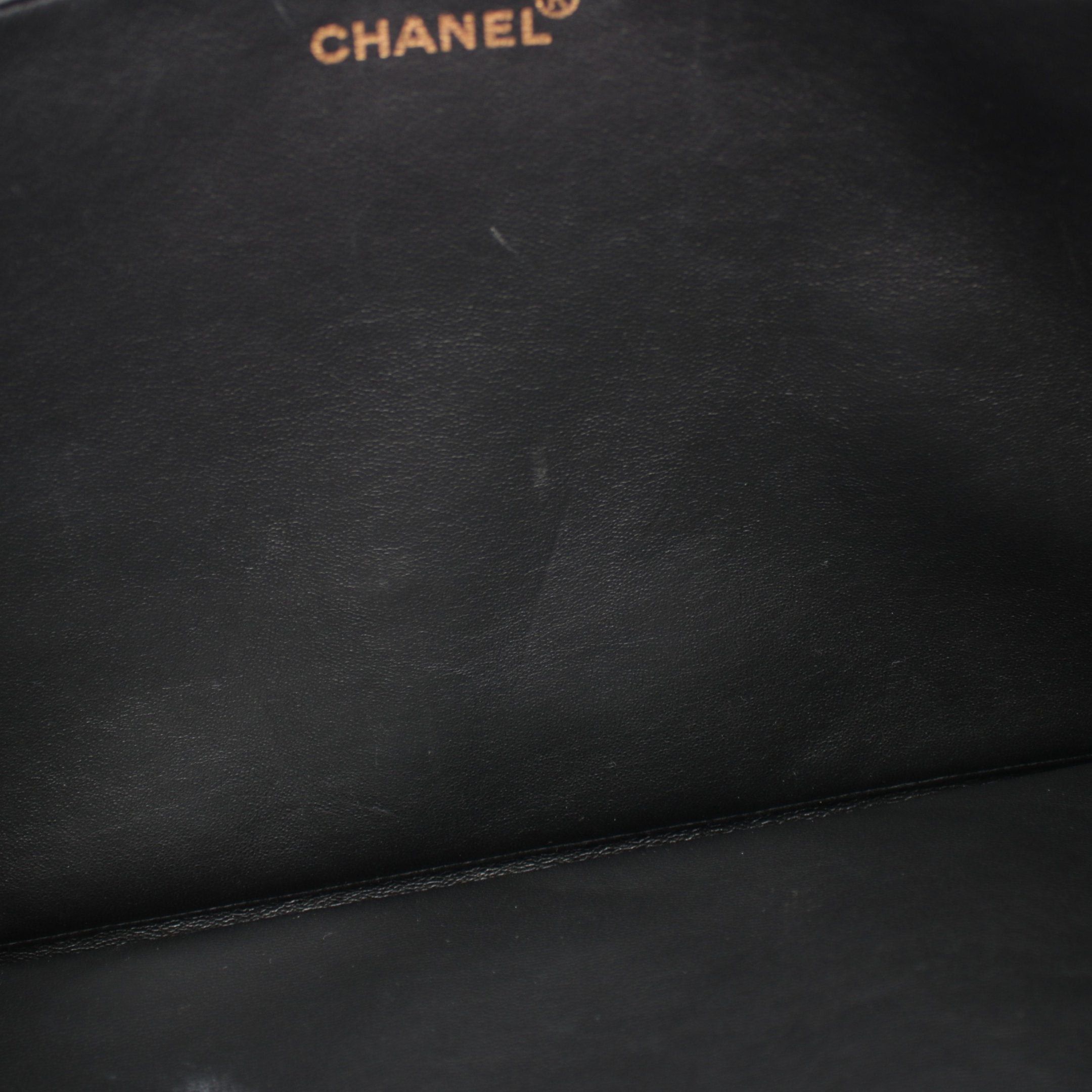 Chanel Chanel Big Coco Mark Chain Shoulder Bag Tote Leather Black Gold Hardware Size ONE SIZE - 10 Thumbnail