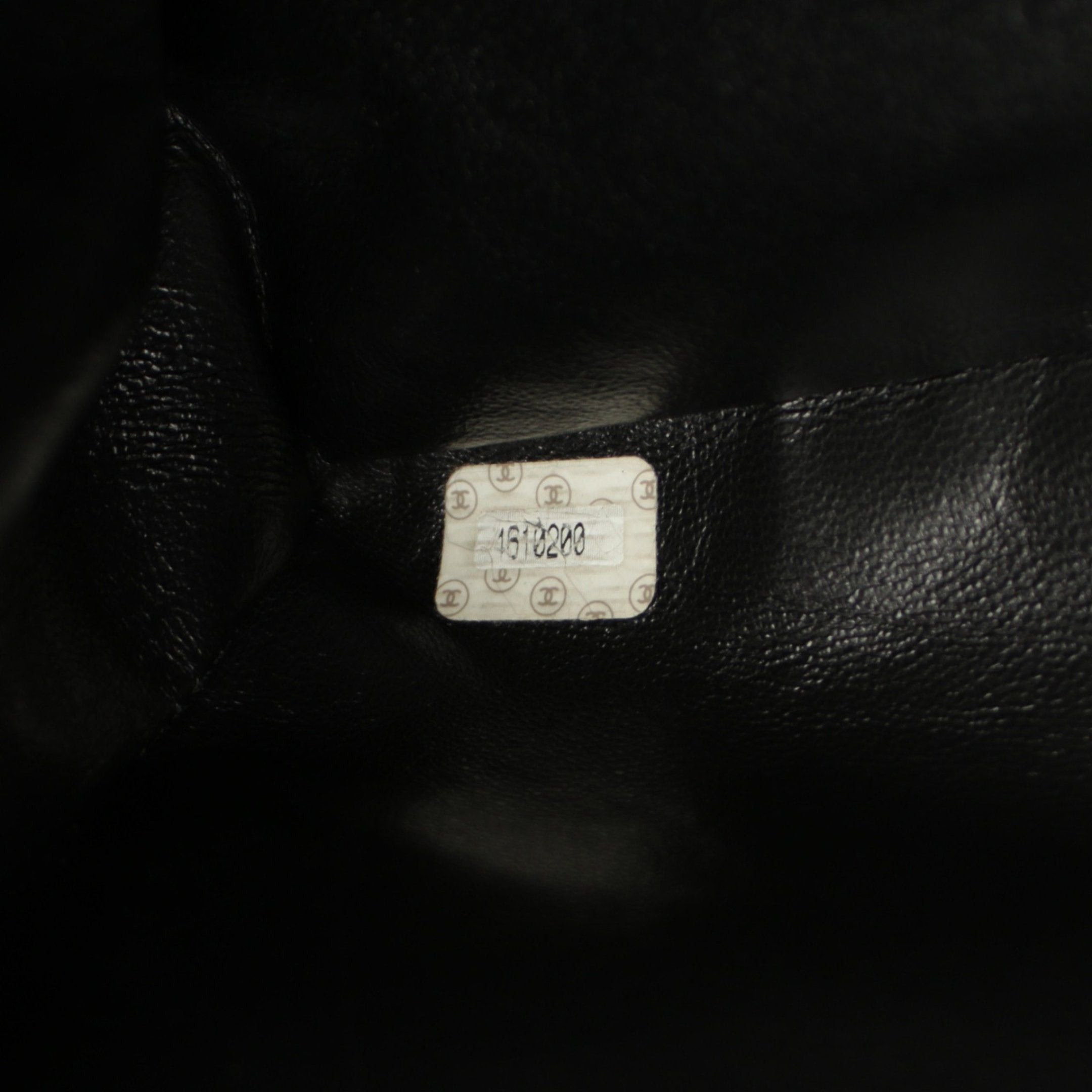 Chanel Chanel Big Coco Mark Chain Shoulder Bag Tote Leather Black Gold Hardware Size ONE SIZE - 5 Thumbnail