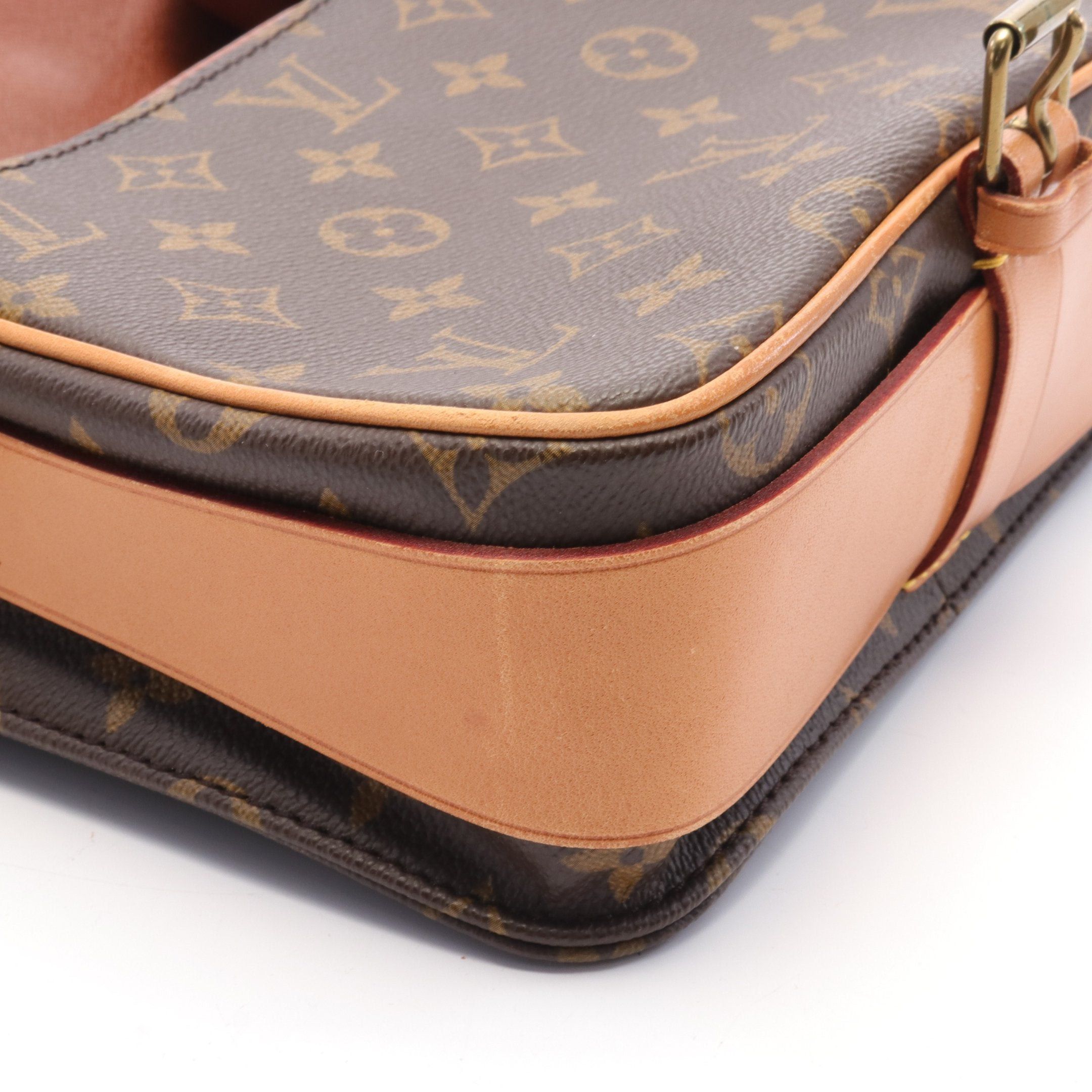 Louis Vuitton Louis Vuitton Cartesier Mm Monogram Shoulder Bag Leather Brown Size ONE SIZE - 6 Thumbnail