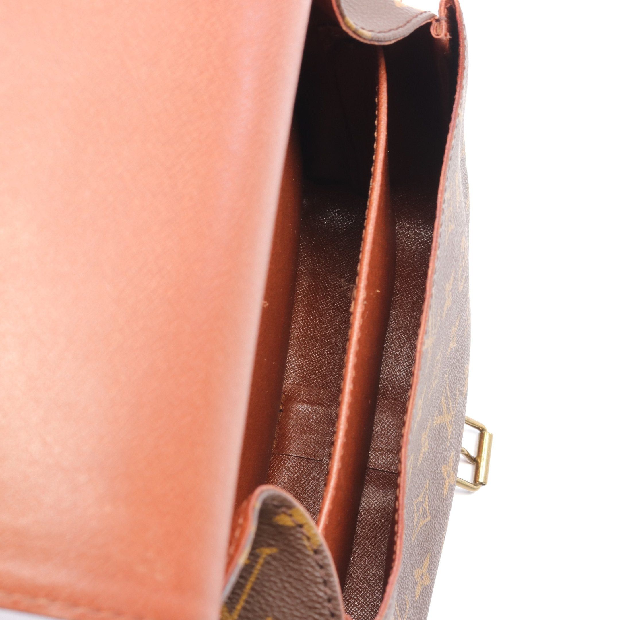 Louis Vuitton Louis Vuitton Cartesier Mm Monogram Shoulder Bag Leather Brown Size ONE SIZE - 3 Thumbnail