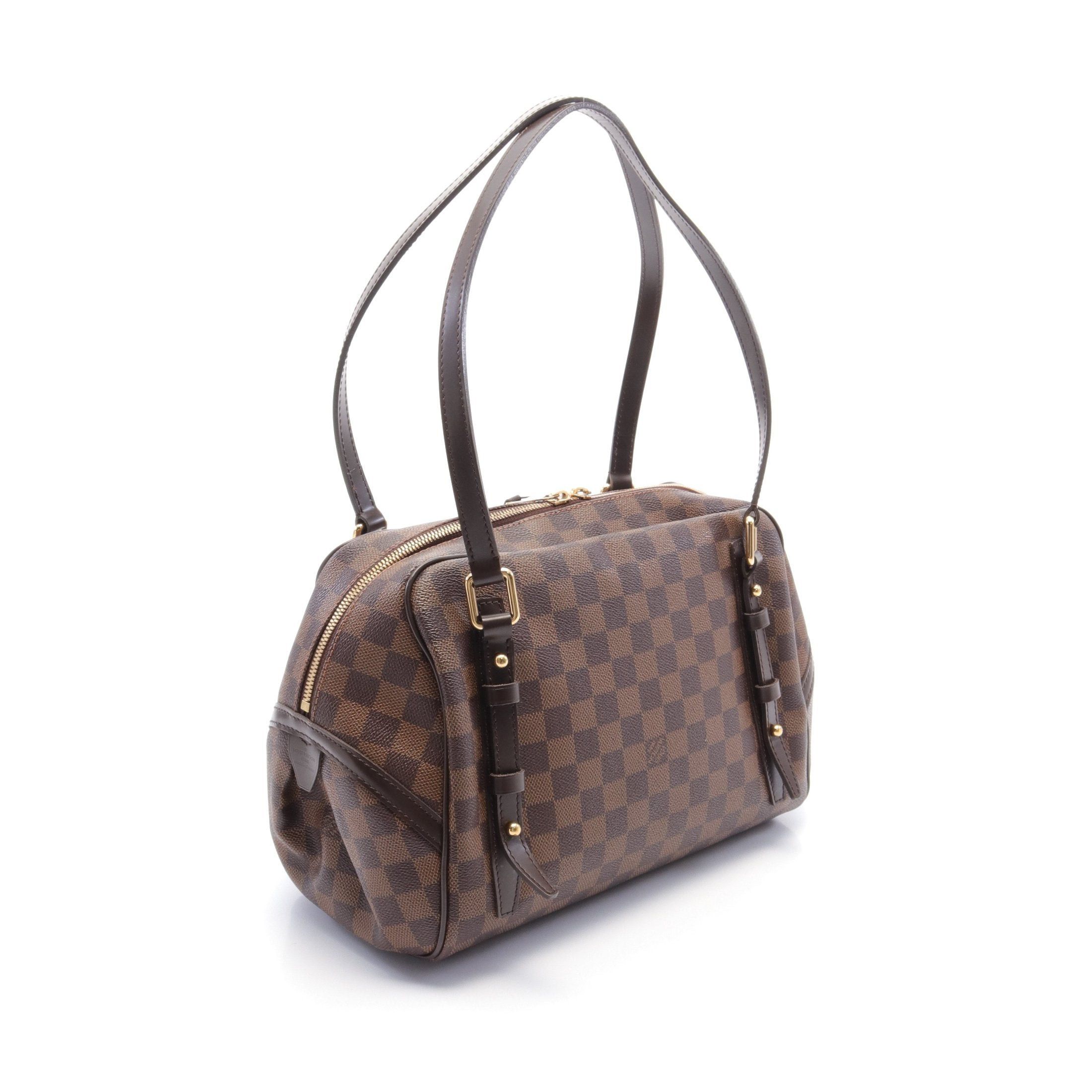 Louis Vuitton Louis Vuitton Rivington Pm Damier Ebene Shoulder Bag Leather Brown Size ONE SIZE - 2 Thumbnail