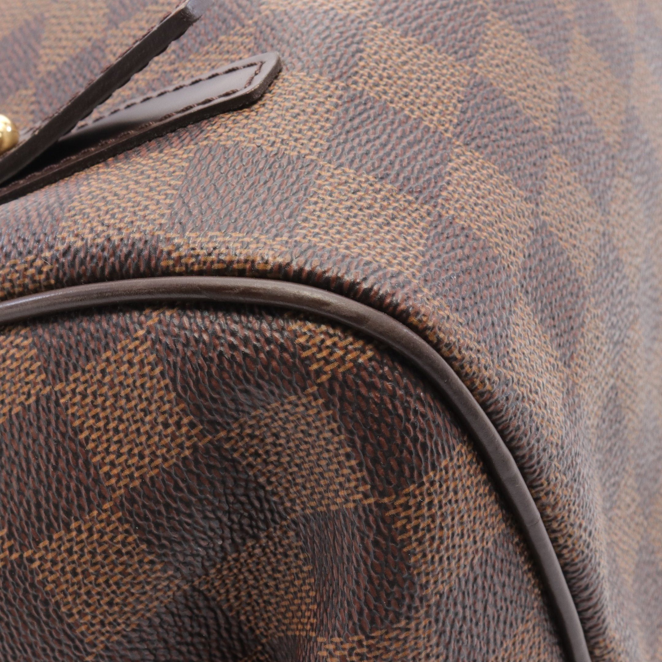 Louis Vuitton Louis Vuitton Rivington Pm Damier Ebene Shoulder Bag Leather Brown Size ONE SIZE - 8 Thumbnail