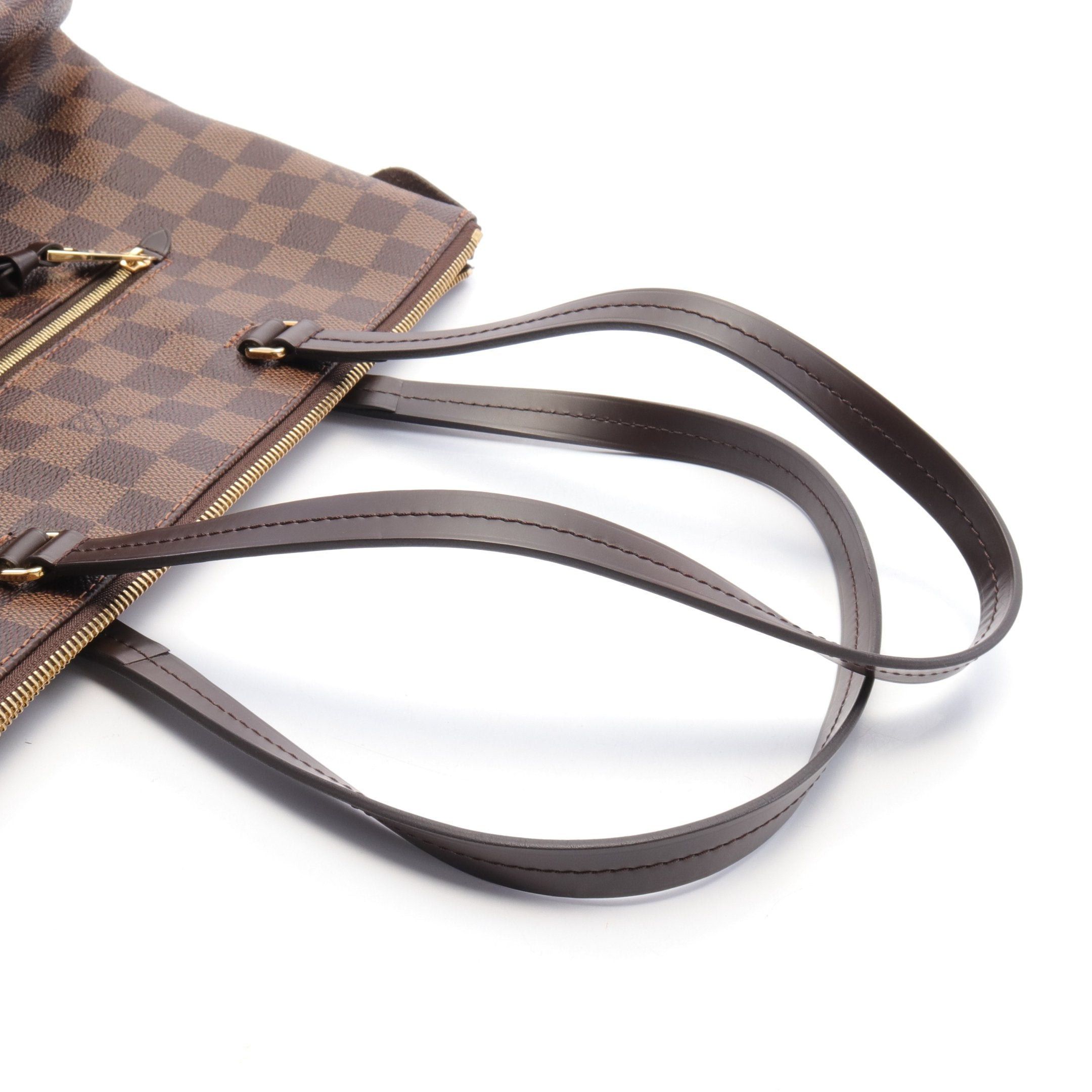 Louis Vuitton Louis Vuitton Jena Pm Damier Ebene Shoulder Bag Tote Leather Brown Size ONE SIZE - 6 Thumbnail