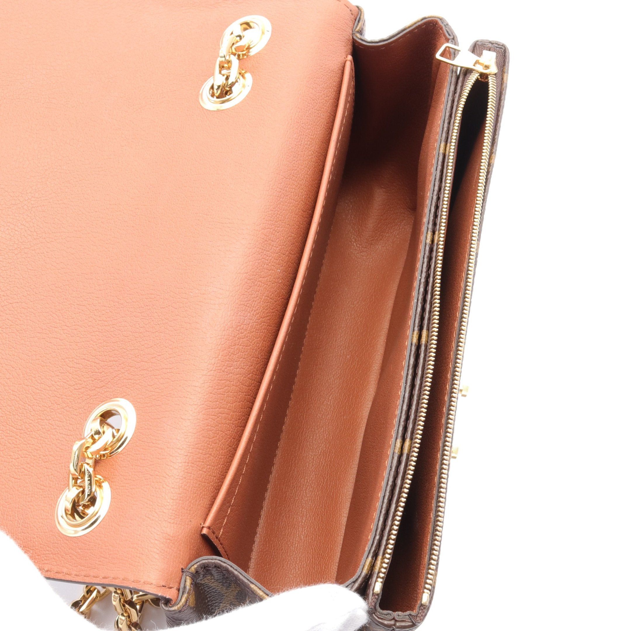 Louis Vuitton Louis Vuitton Marceau Monogram Caramel Chain Shoulder Bag Leather Brown Size ONE SIZE - 3 Thumbnail