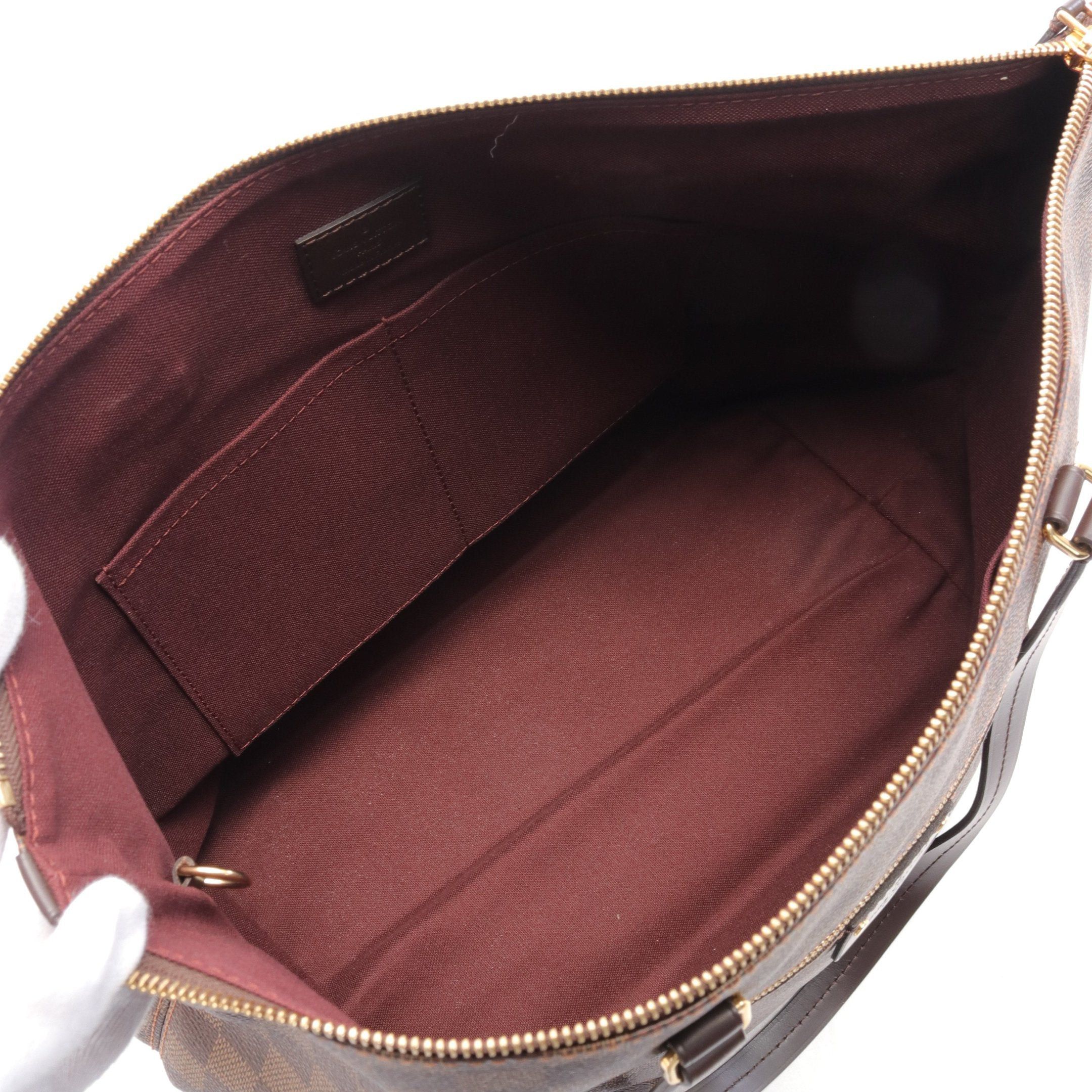 Louis Vuitton Louis Vuitton Jena Mm Damier Evenu Shoulder Bag Tote Leather Brown Size ONE SIZE - 3 Thumbnail