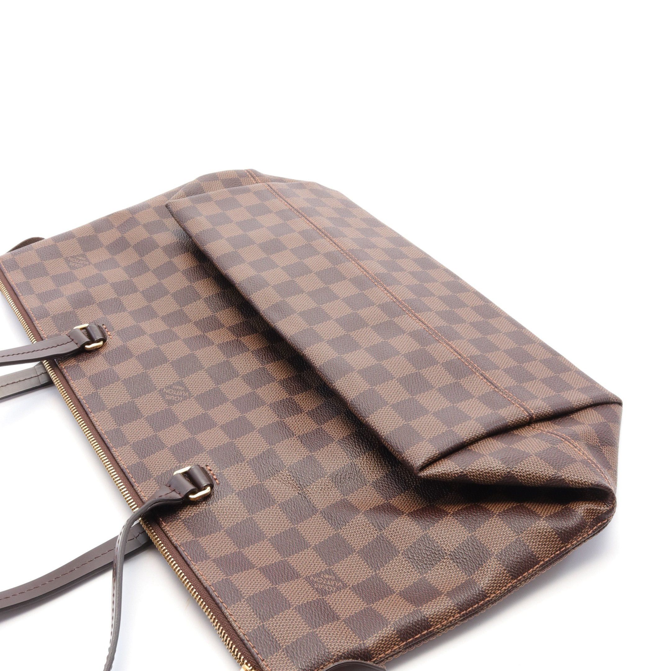 Louis Vuitton Louis Vuitton Jena Mm Damier Evenu Shoulder Bag Tote Leather Brown Size ONE SIZE - 8 Thumbnail