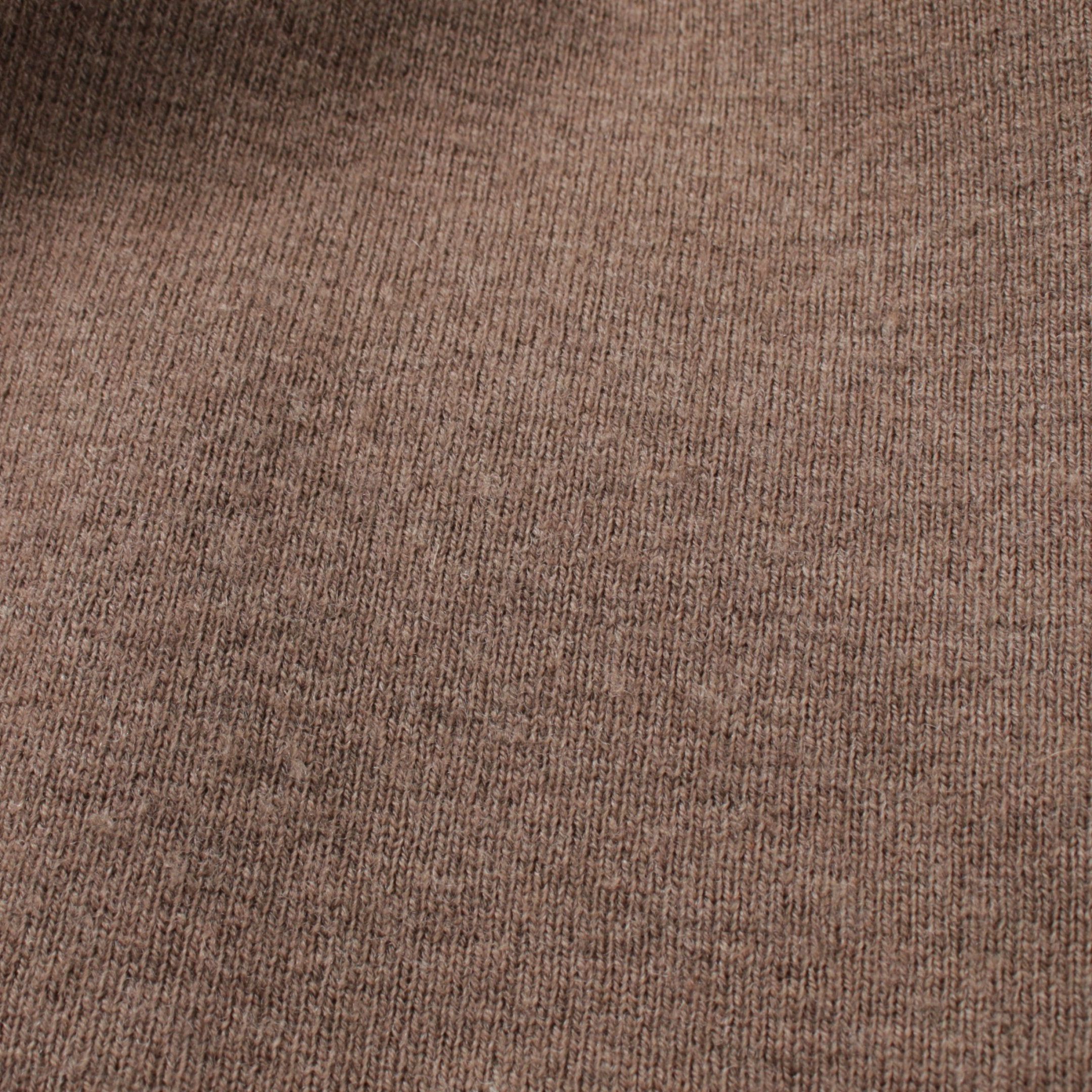 Hermes Hermes Leather Jacket Deerskin Wool Cashmere Brown Knit Switching Size ONE SIZE - 7 Thumbnail