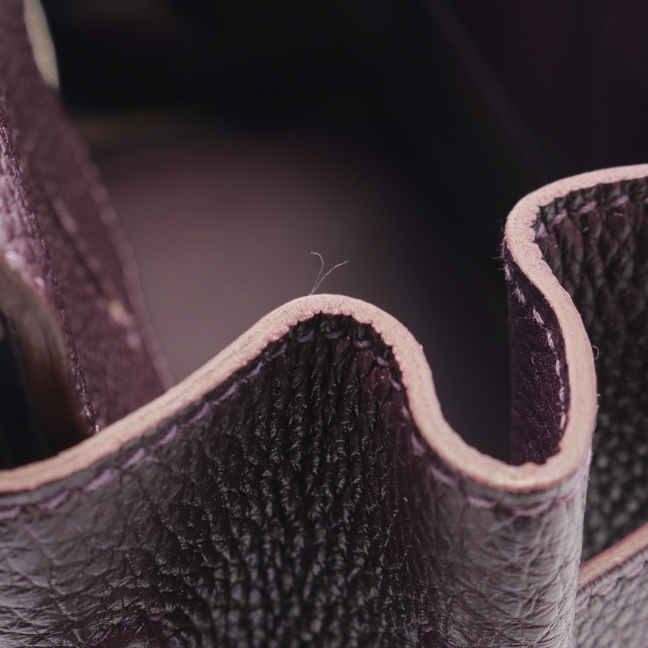 Hermes Hermes Birkin 30 Cassis Handbag Togo Dark Purple Silver Hardware □ R Stamp Size ONE SIZE - 7 Thumbnail