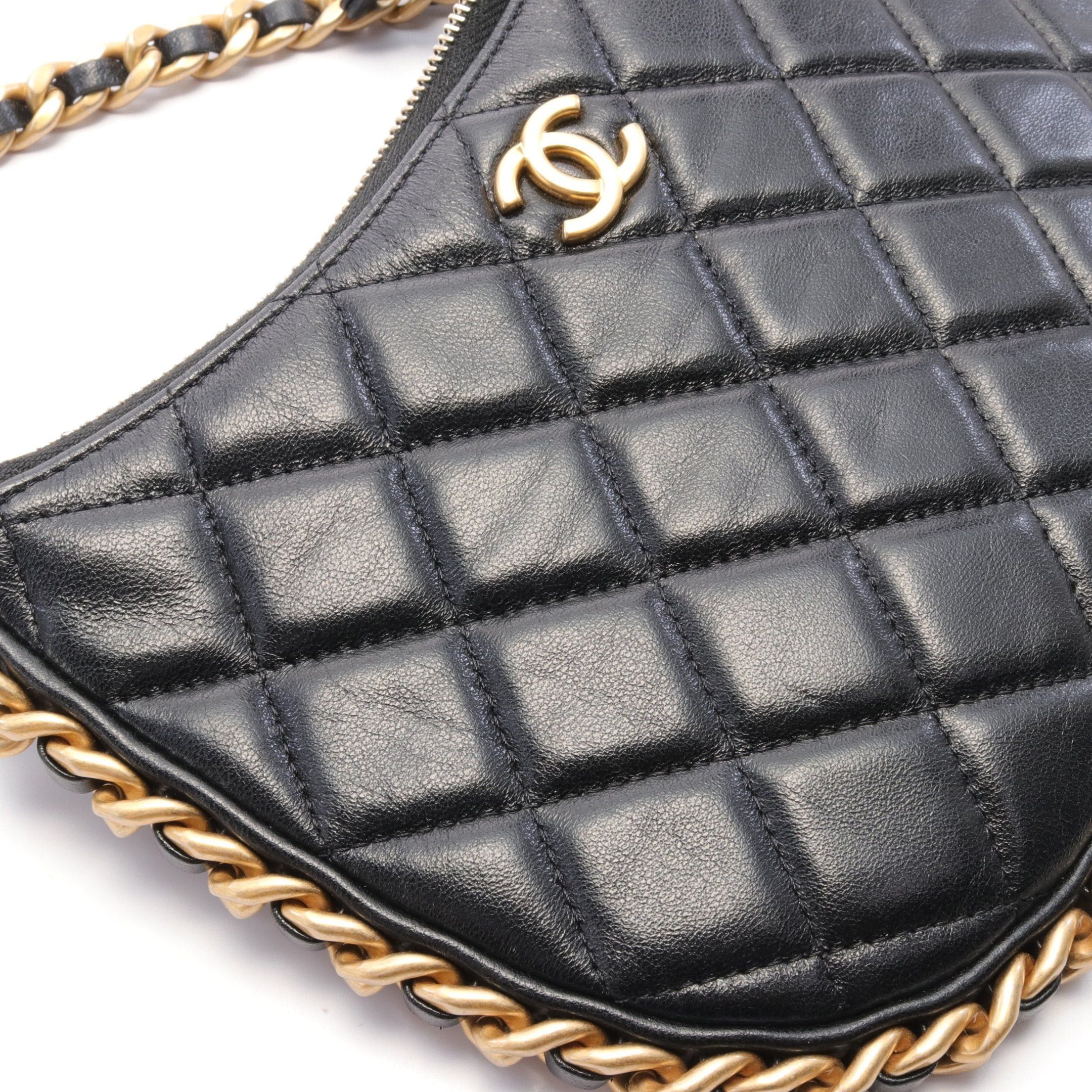 Chanel Chanel Matelasse Chain Shoulder Bag Leather Black Gold Hardware Size ONE SIZE - 6 Thumbnail