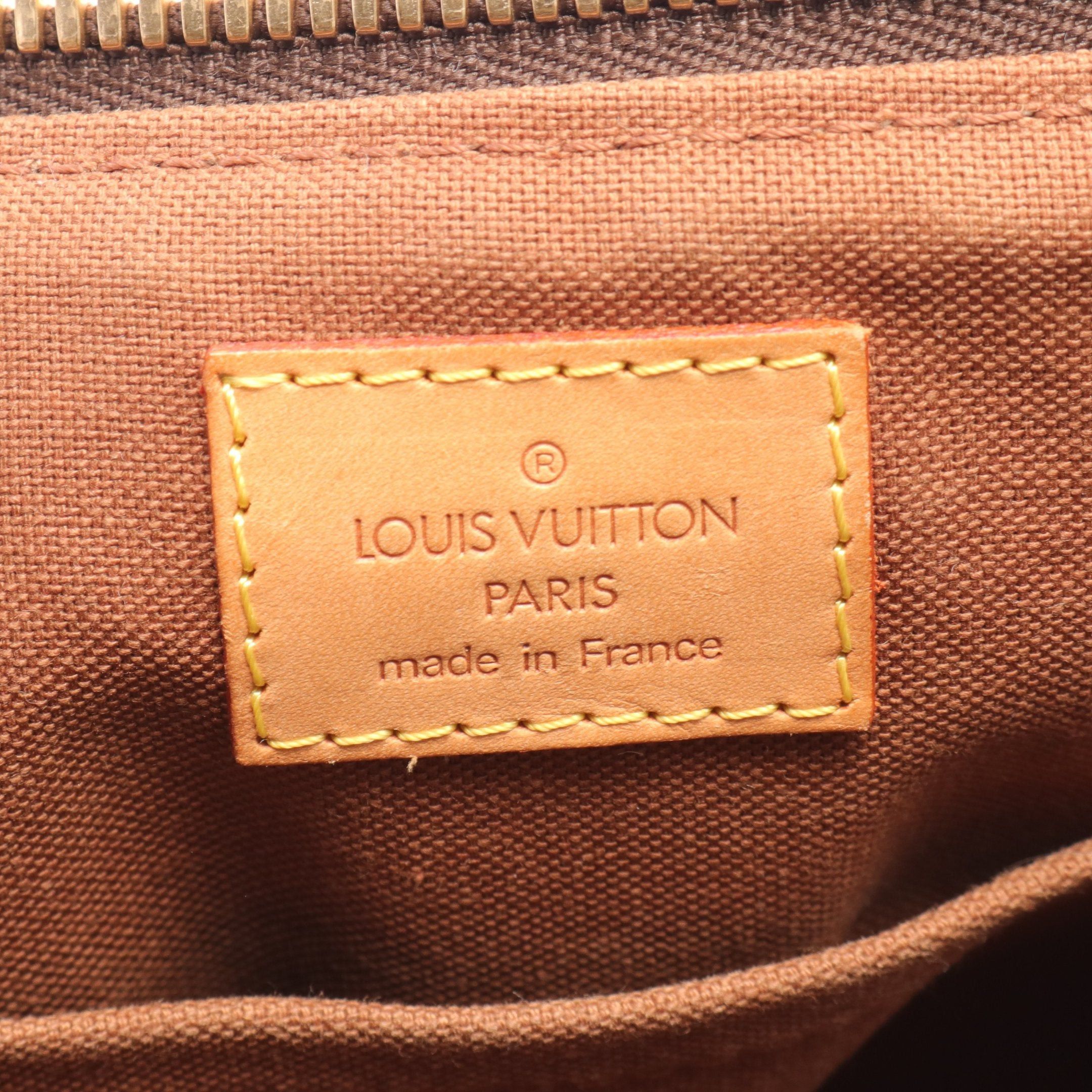 Louis Vuitton Louis Vuitton Palermo Pm Monogram Handbag Leather Brown Size ONE SIZE - 4 Thumbnail