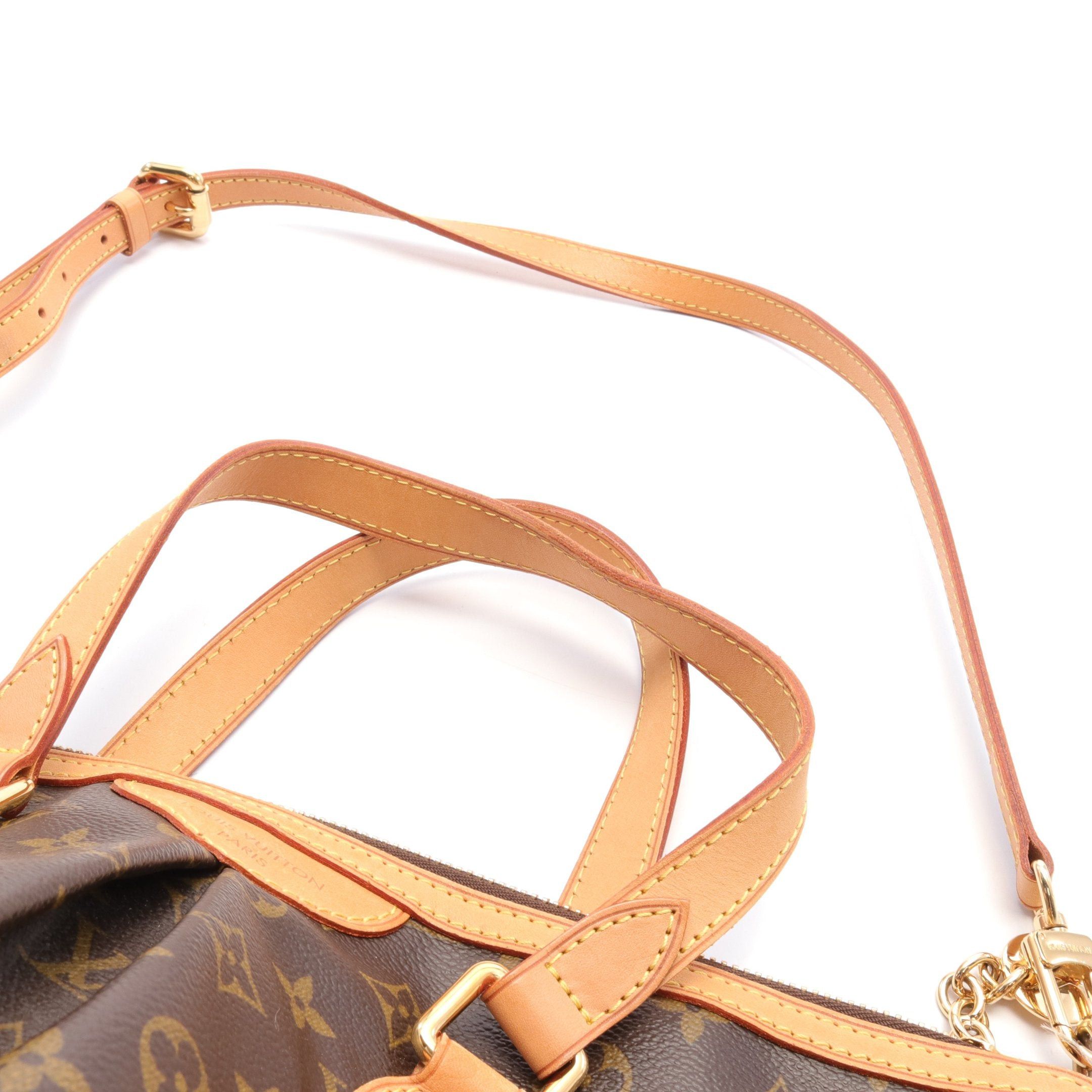 Louis Vuitton Louis Vuitton Palermo Pm Monogram Handbag Leather Brown Size ONE SIZE - 8 Thumbnail