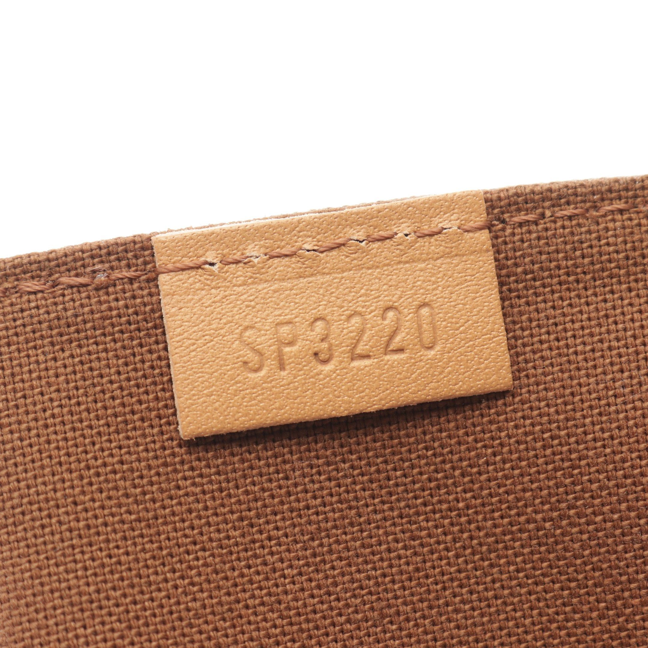 Louis Vuitton Louis Vuitton Petite Sac Plat Monogram Handbag Leather Brown Size ONE SIZE - 5 Thumbnail
