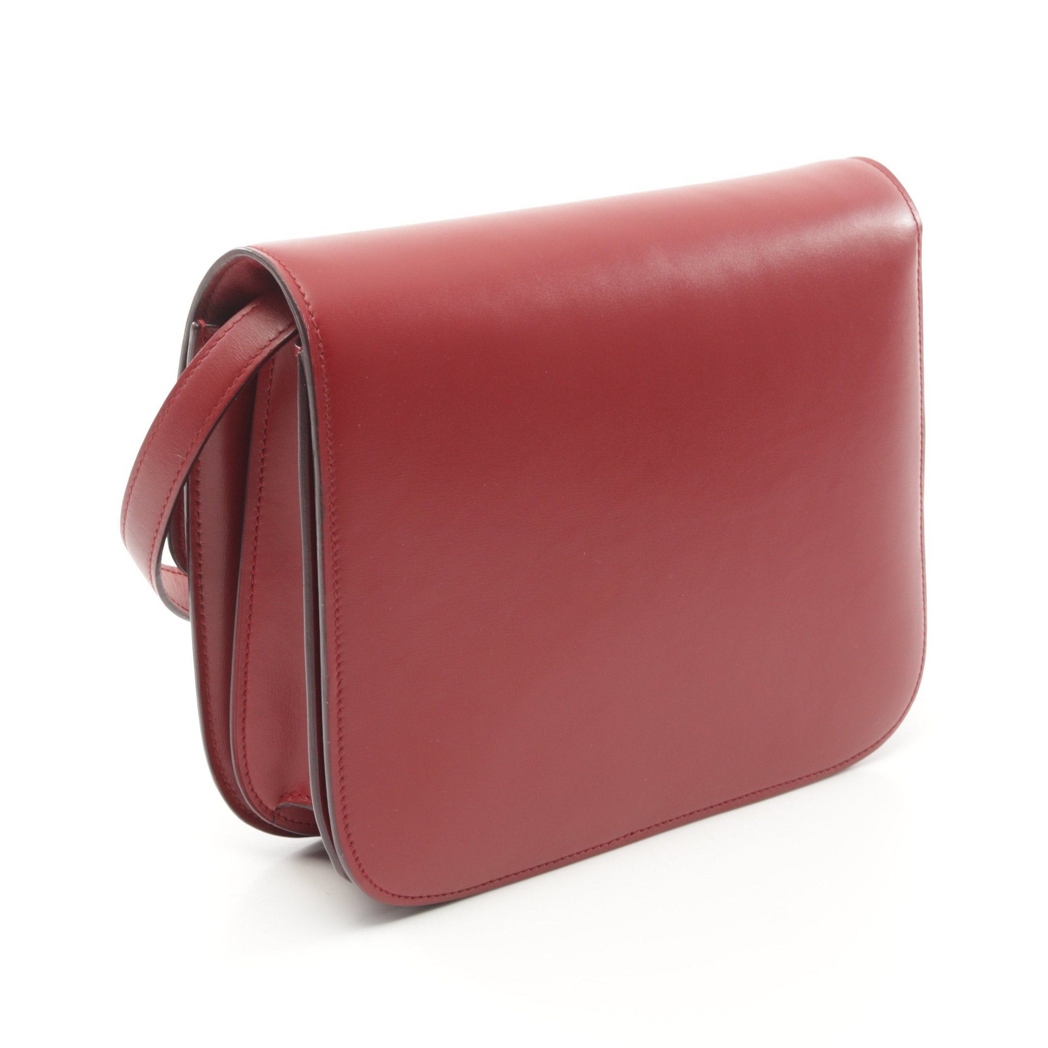 Celine Celine Classic Medium Shoulder Bag Leather Red Size ONE SIZE - 2 Thumbnail