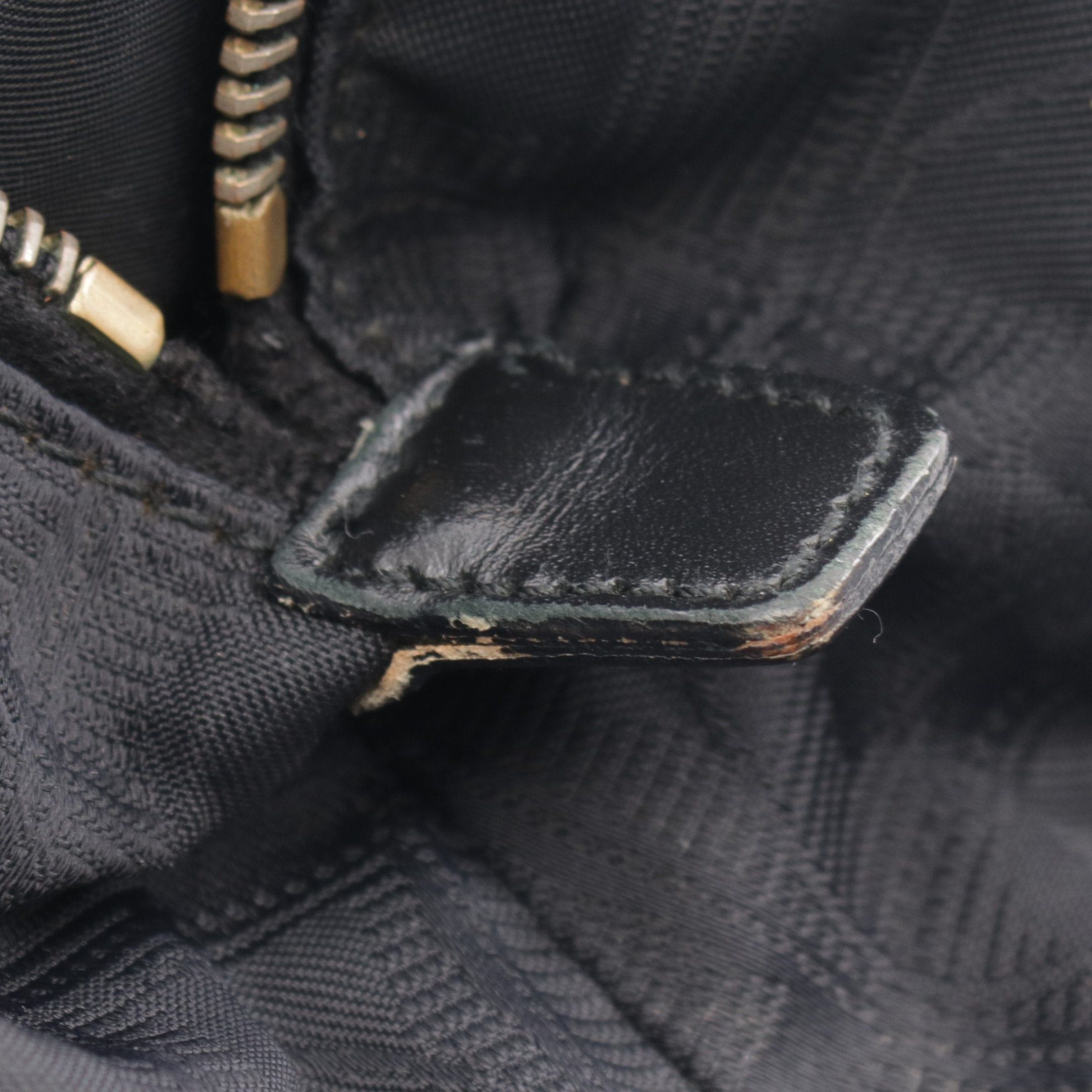 Chanel Chanel New Travel Line Gm Shoulder Bag Tote Nylon Canvas Leather Black Gold Hardware Size ONE SIZE - 9 Thumbnail