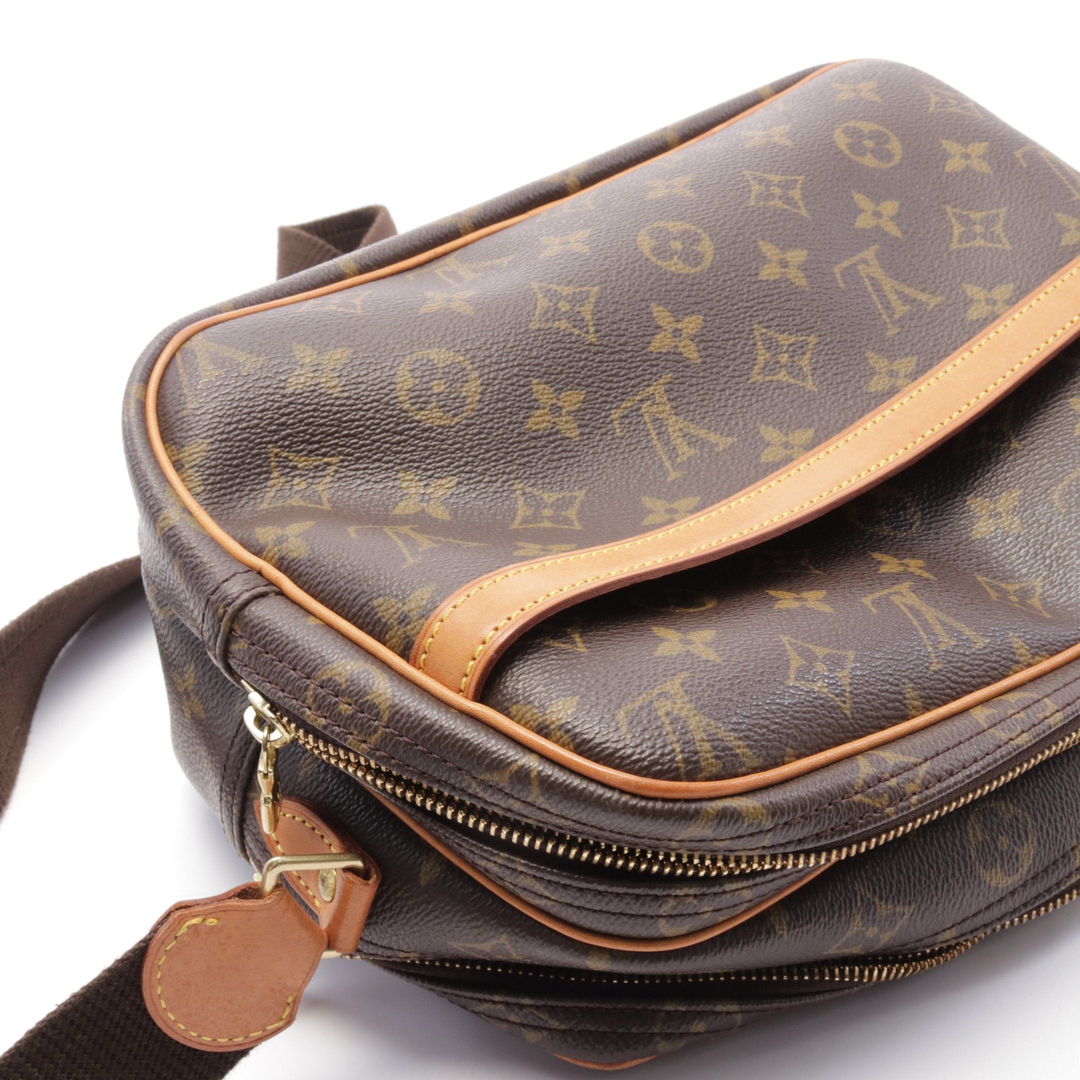 Louis Vuitton Louis Vuitton Reporter Pm Monogram Shoulder Bag Leather Brown Size ONE SIZE - 9 Thumbnail