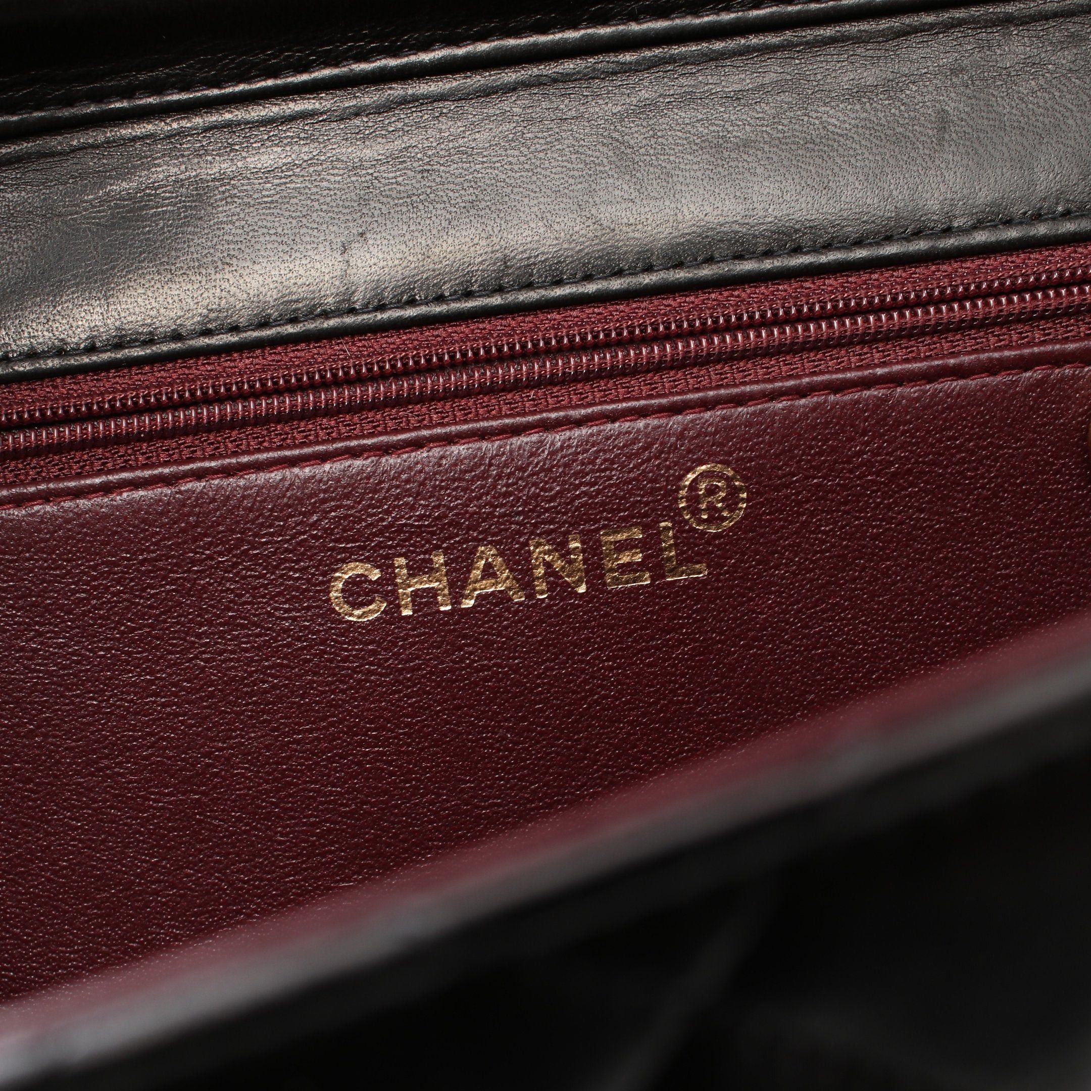 Chanel Chanel Matelasse Chain Shoulder Bag Lambskin Black Gold Hardware Push Lock Size ONE SIZE - 4 Thumbnail