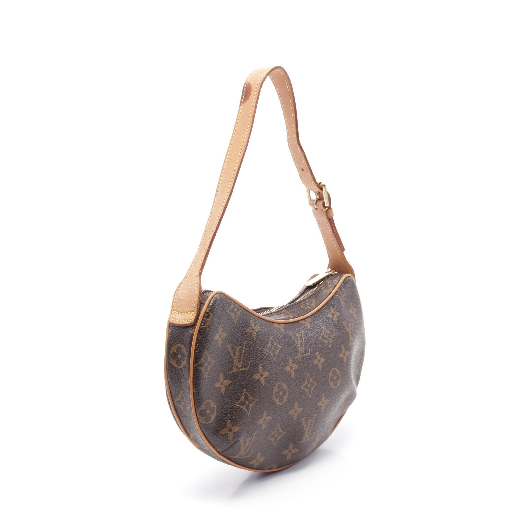 Louis Vuitton Louis Vuitton Pochette Croissant Monogram Shoulder Bag Leather Brown Size ONE SIZE - 2 Thumbnail