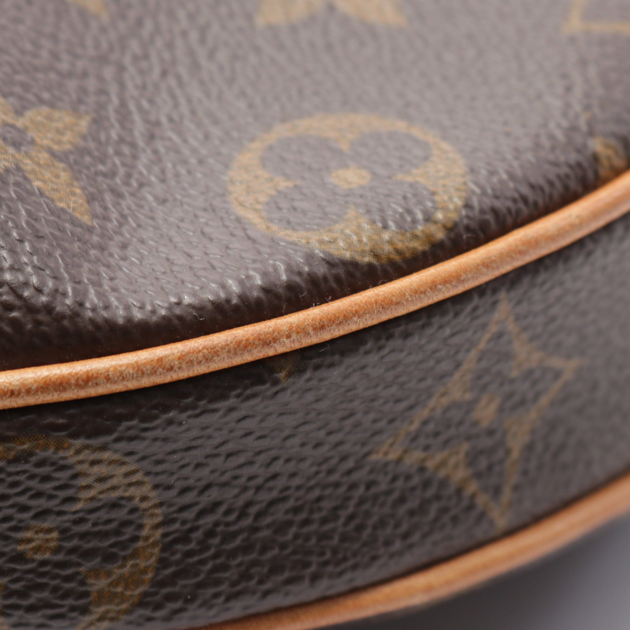 Louis Vuitton Louis Vuitton Pochette Croissant Monogram Shoulder Bag Leather Brown Size ONE SIZE - 9 Thumbnail