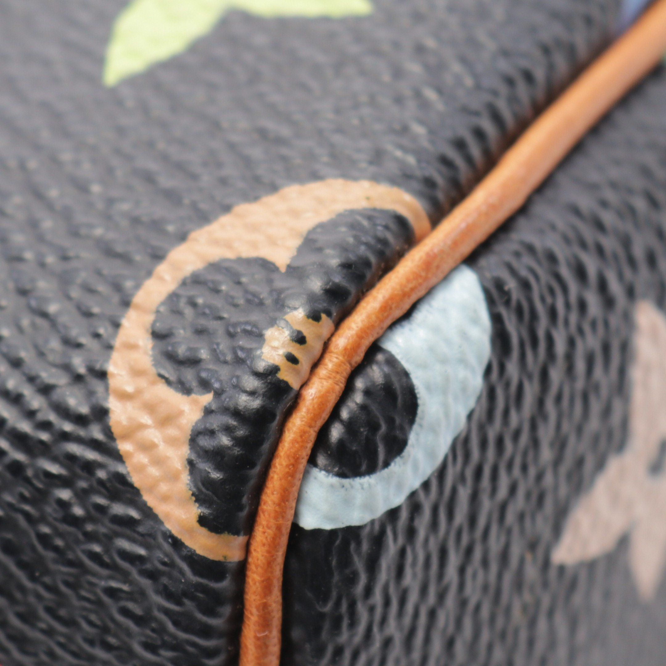 Louis Vuitton Louis Vuitton Mini Speedy Monogram Multicolor Noir Handbag Leather Black Size ONE SIZE - 8 Thumbnail