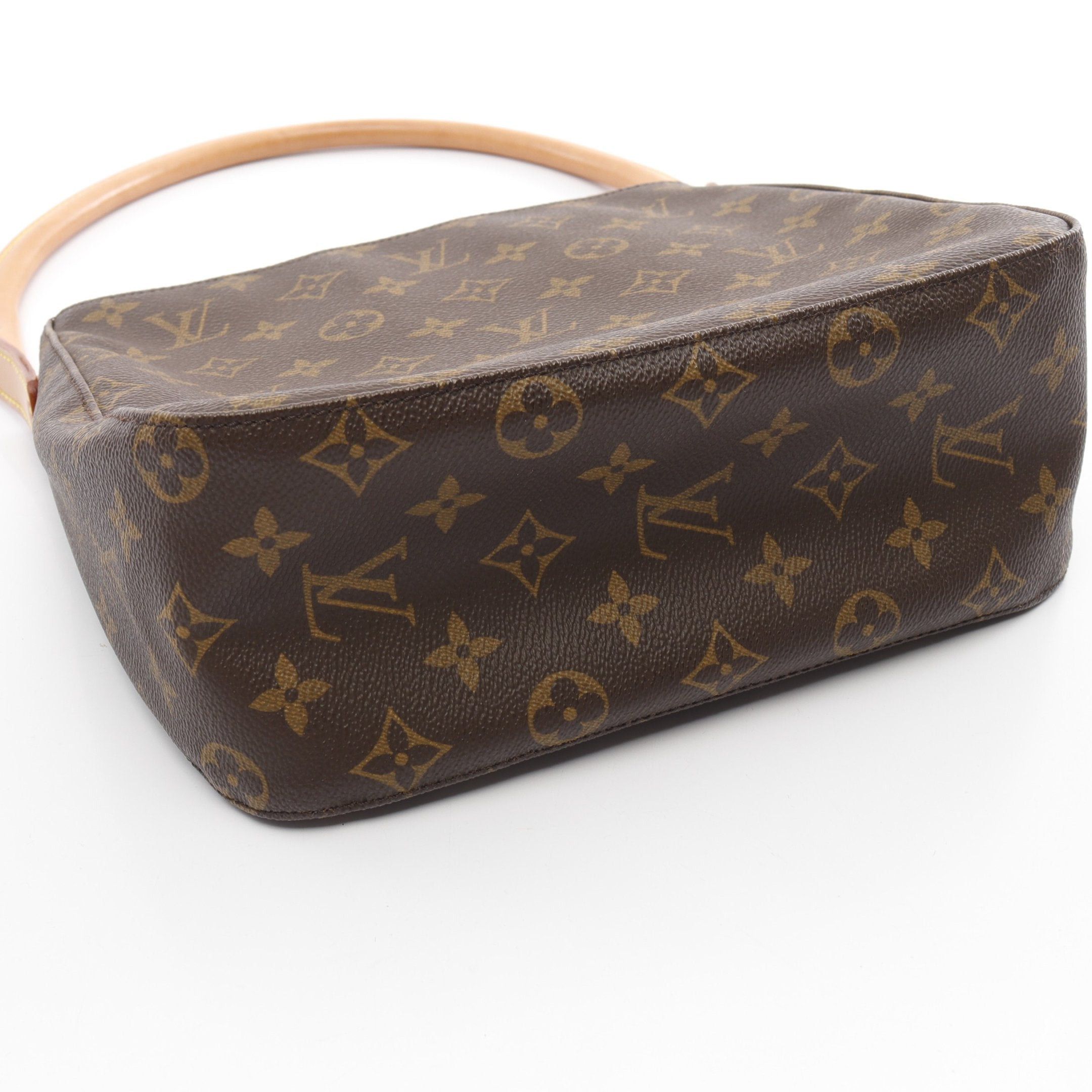 Louis Vuitton Louis Vuitton Looping Mm Monogram Shoulder Bag Leather Brown Size ONE SIZE - 7 Thumbnail
