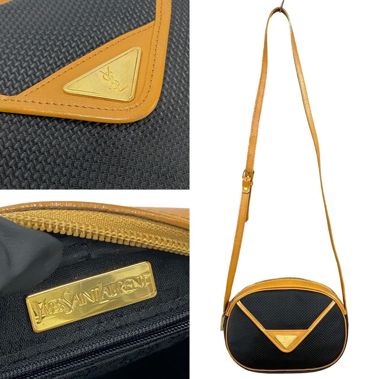 Yves Saint Laurent Yves Saint Laurent Shoulder Bag Black Leather Size ONE SIZE - 3 Thumbnail