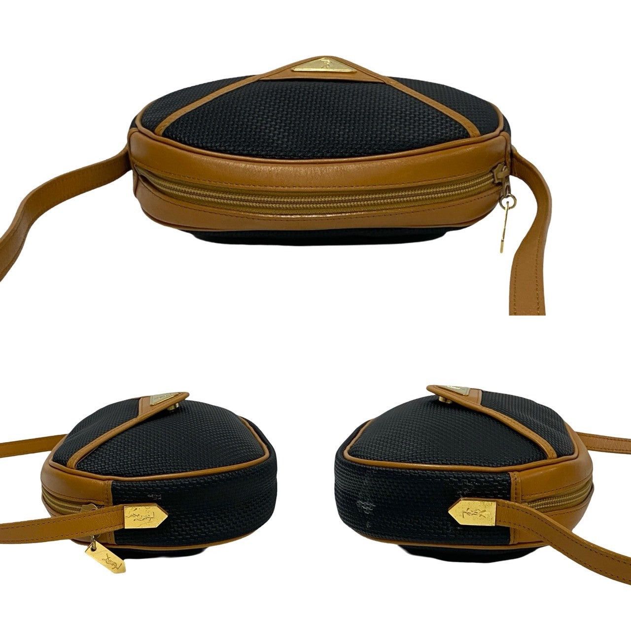 Yves Saint Laurent Yves Saint Laurent Shoulder Bag Black Leather Size ONE SIZE - 5 Thumbnail