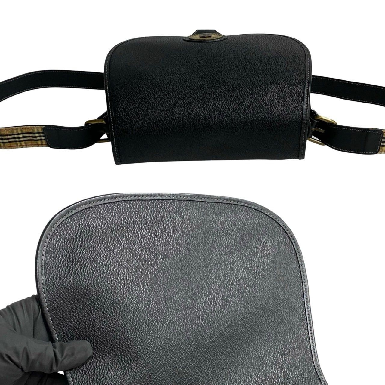 Burberry Burberry Shoulder Bag Black Synthetic Size ONE SIZE - 7 Thumbnail