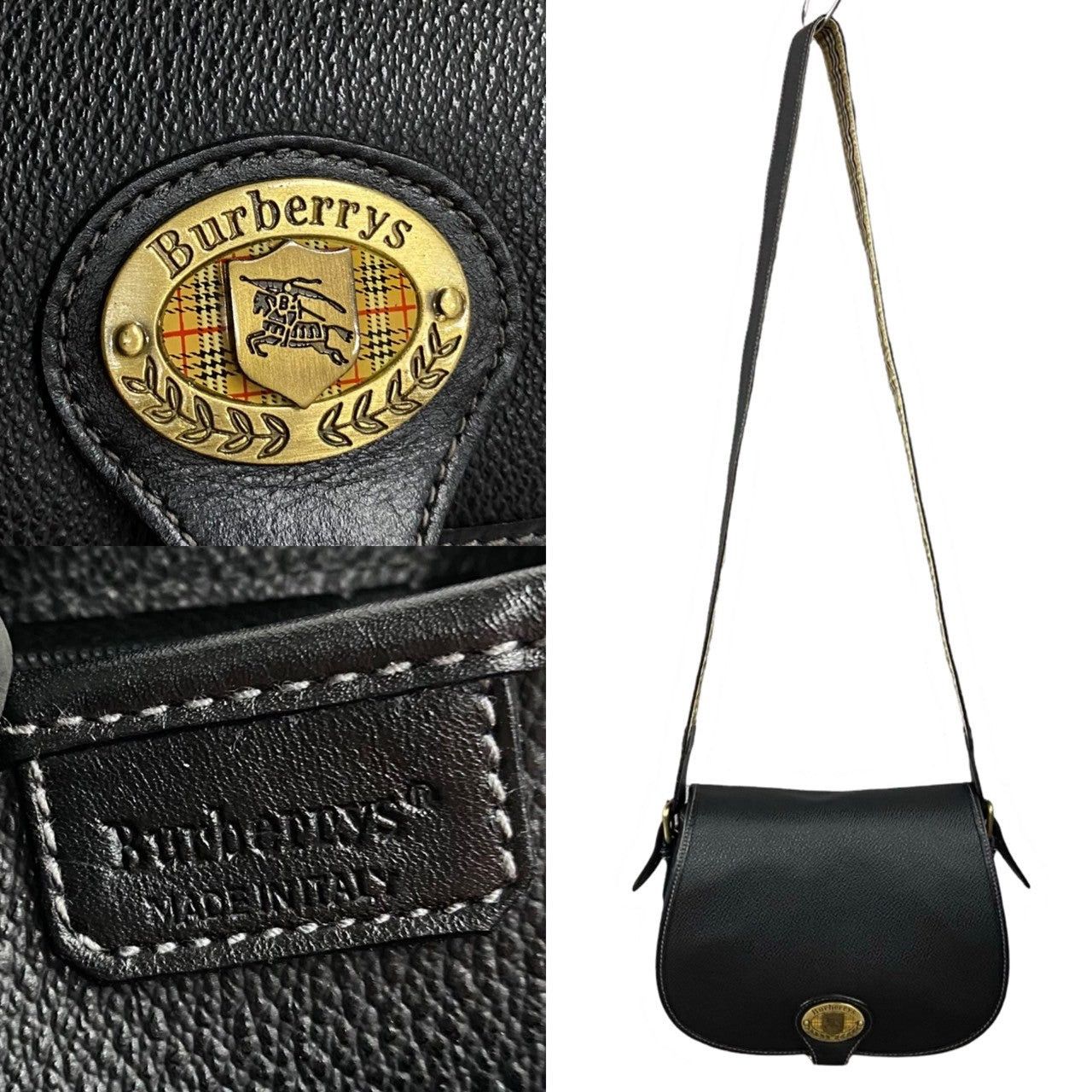 Burberry Burberry Shoulder Bag Black Synthetic Size ONE SIZE - 2 Thumbnail