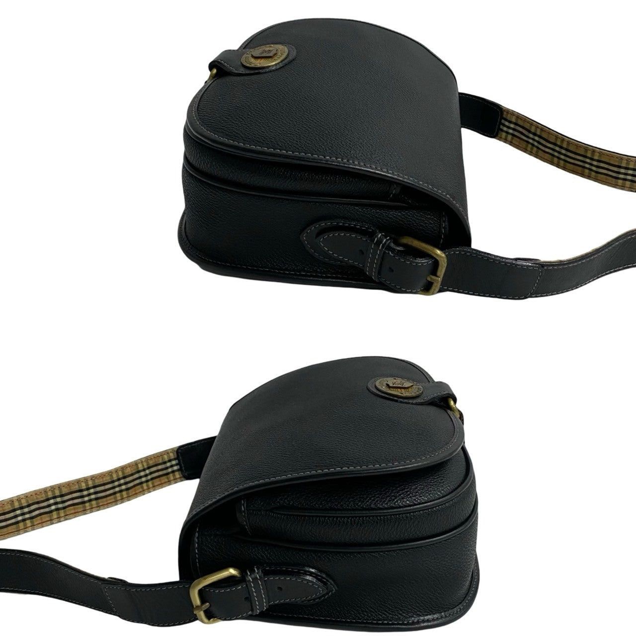 Burberry Burberry Shoulder Bag Black Synthetic Size ONE SIZE - 4 Thumbnail